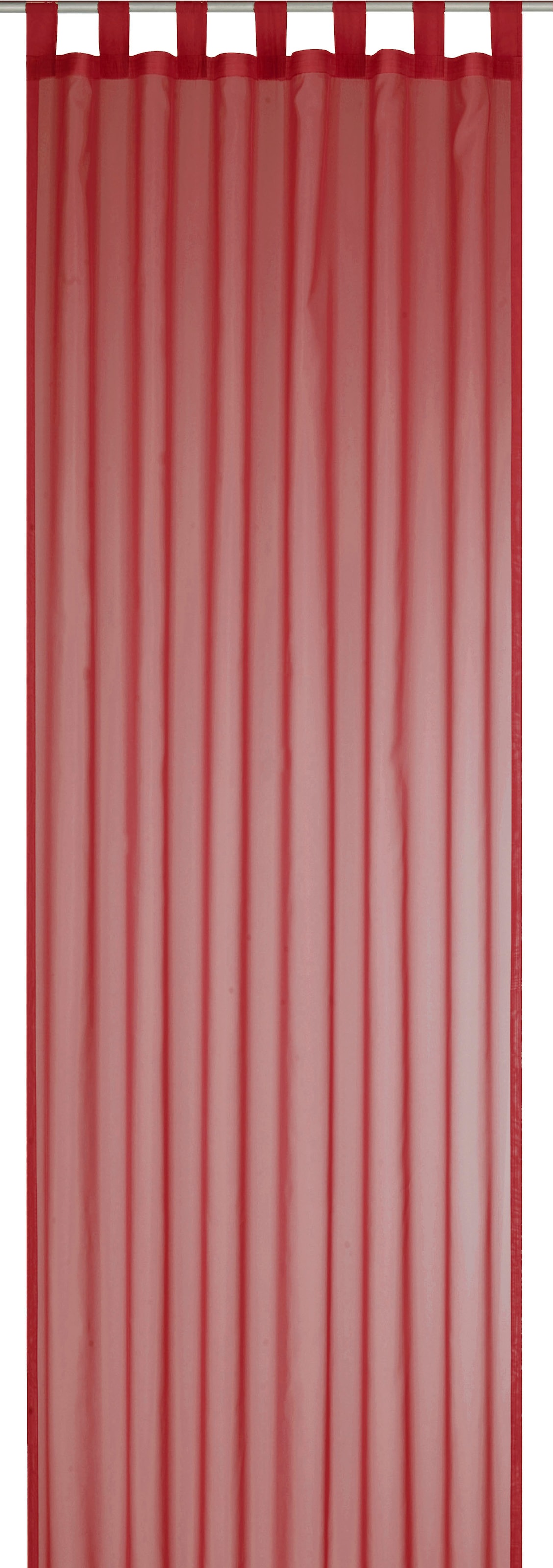 »Sevilla«, ELBERSDRUCKE Wohnzimmer, (1 transparent Kräuselband Gardine kaufen online mit Schlaufenschal cm für St.), 300x140