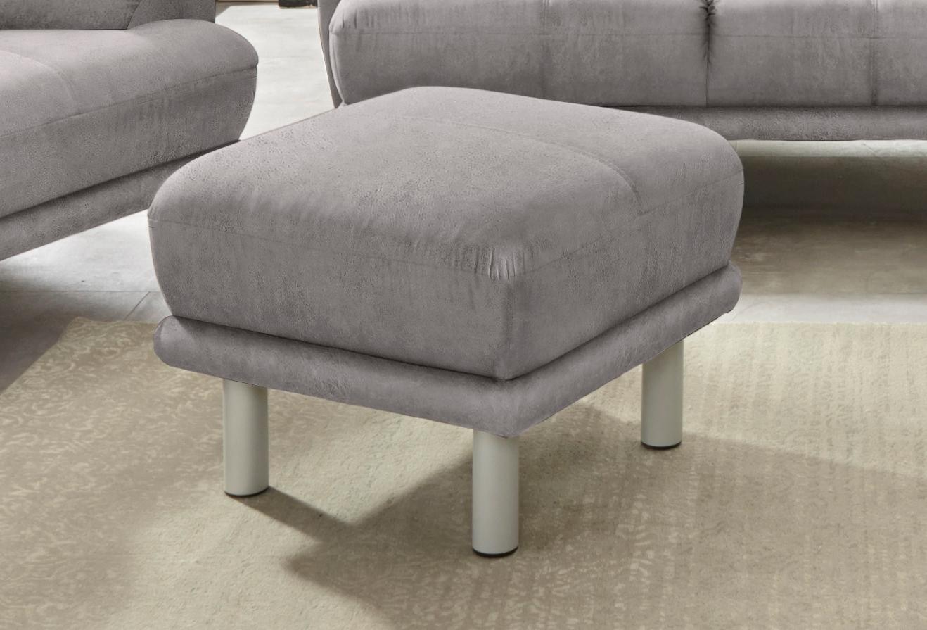 TRENDMANUFAKTUR Hocker »Cecilia II, modern und elegant, B/T 66/66cm«