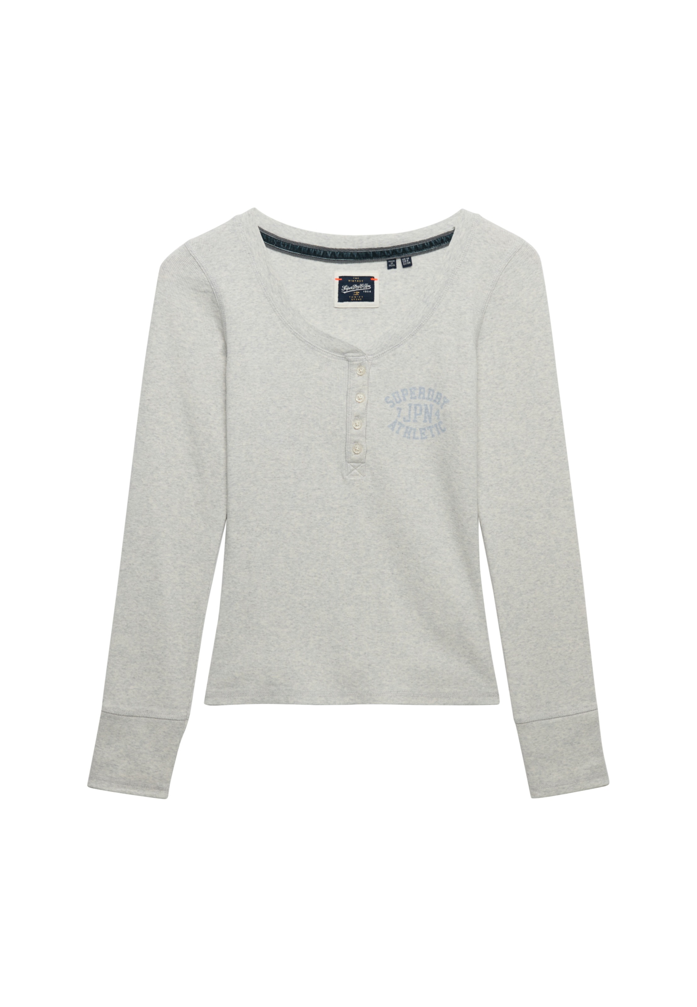 Superdry Langarmshirt »ATHLETIC BUTTON DOWN LS TOP« Baumwolle, skinny fit