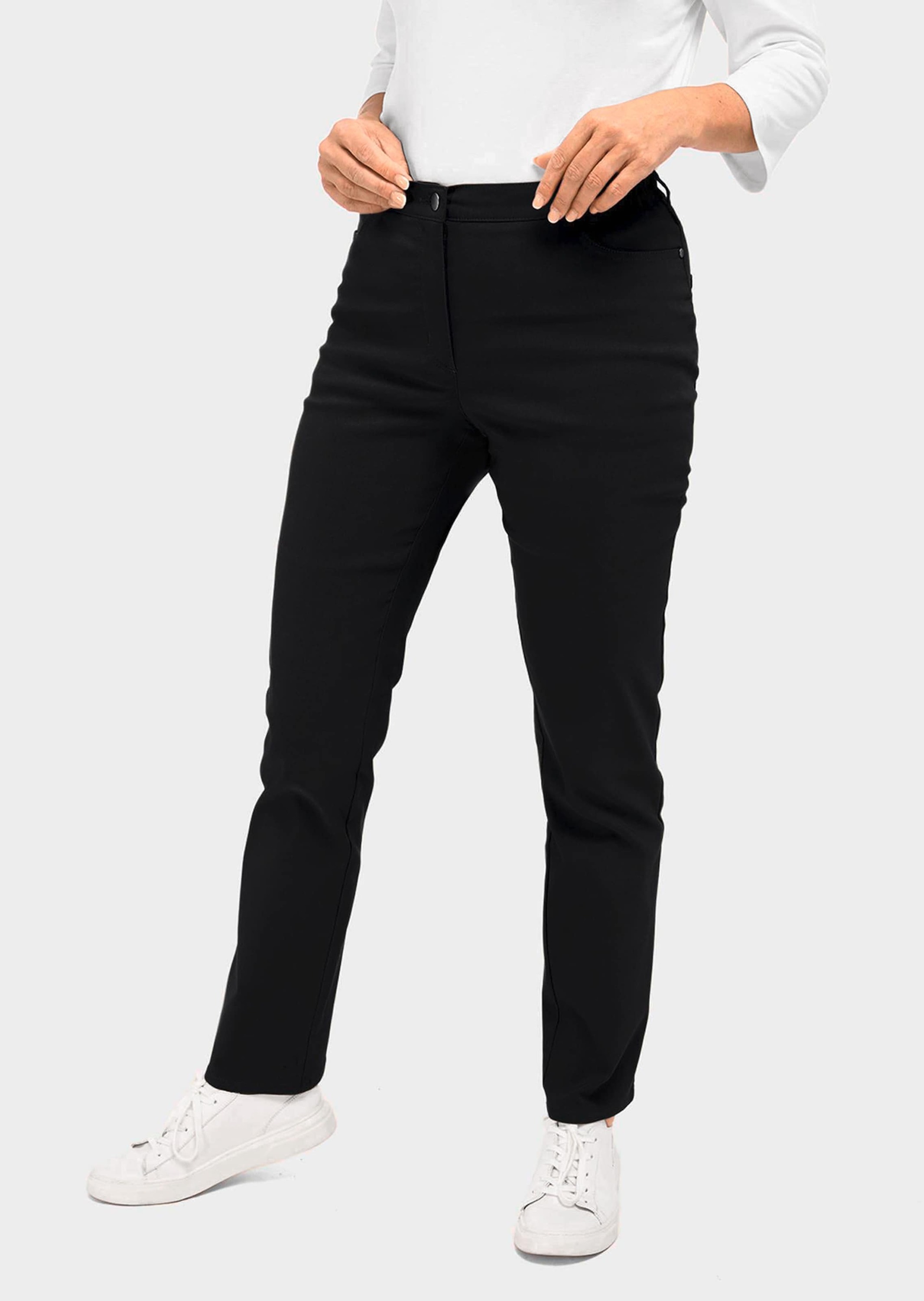 GOLDNER Stoffhose »Kurzgröße Perfekte Super-Stretch-Hose CARLA«  Super-Stretch: nichts kneift oder engt ein