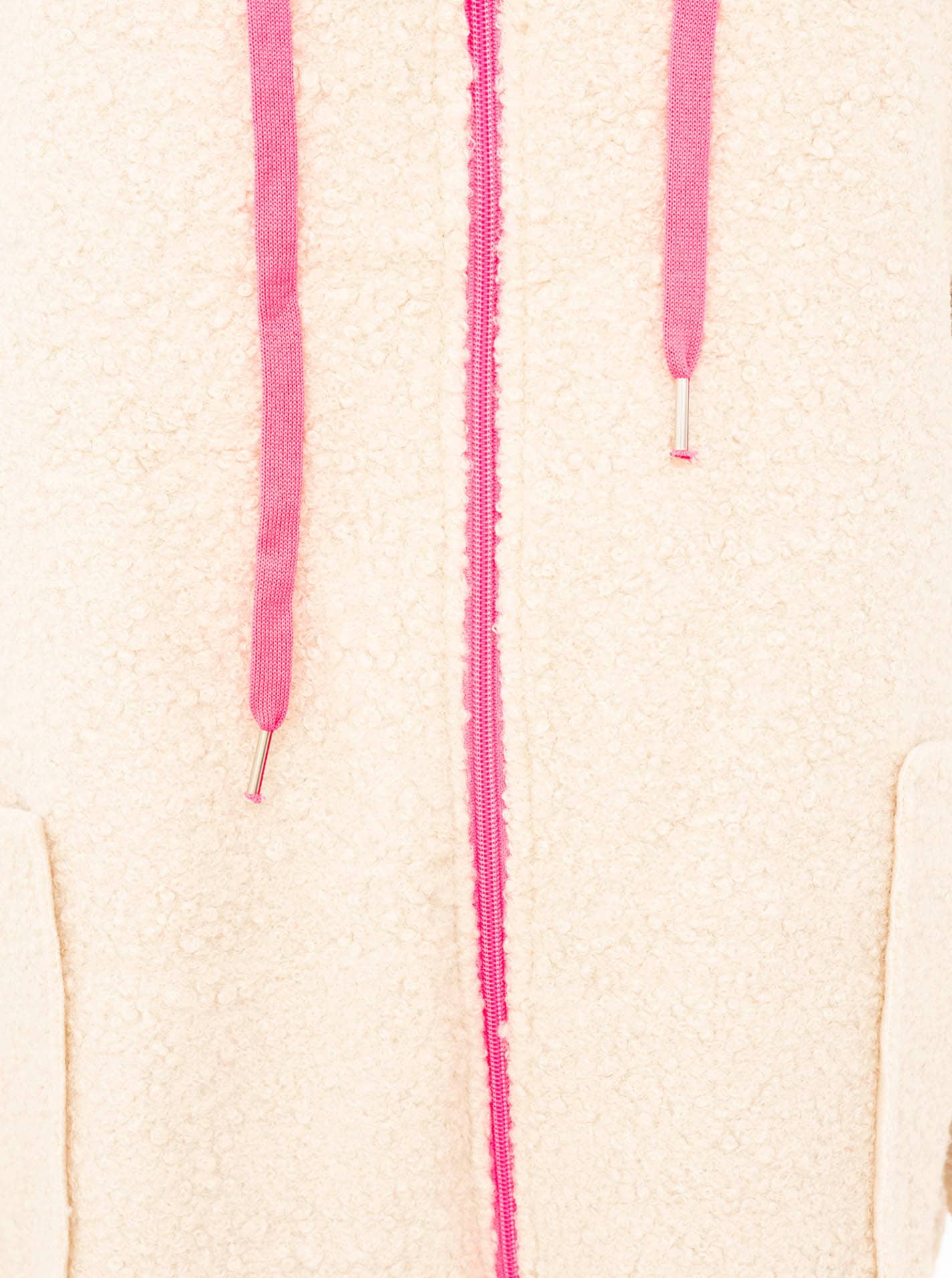 Zwillingsherz Kurzmantel »"Neon"« aus Teddystoff mit Kapuze, Reißverschluss und Taschen