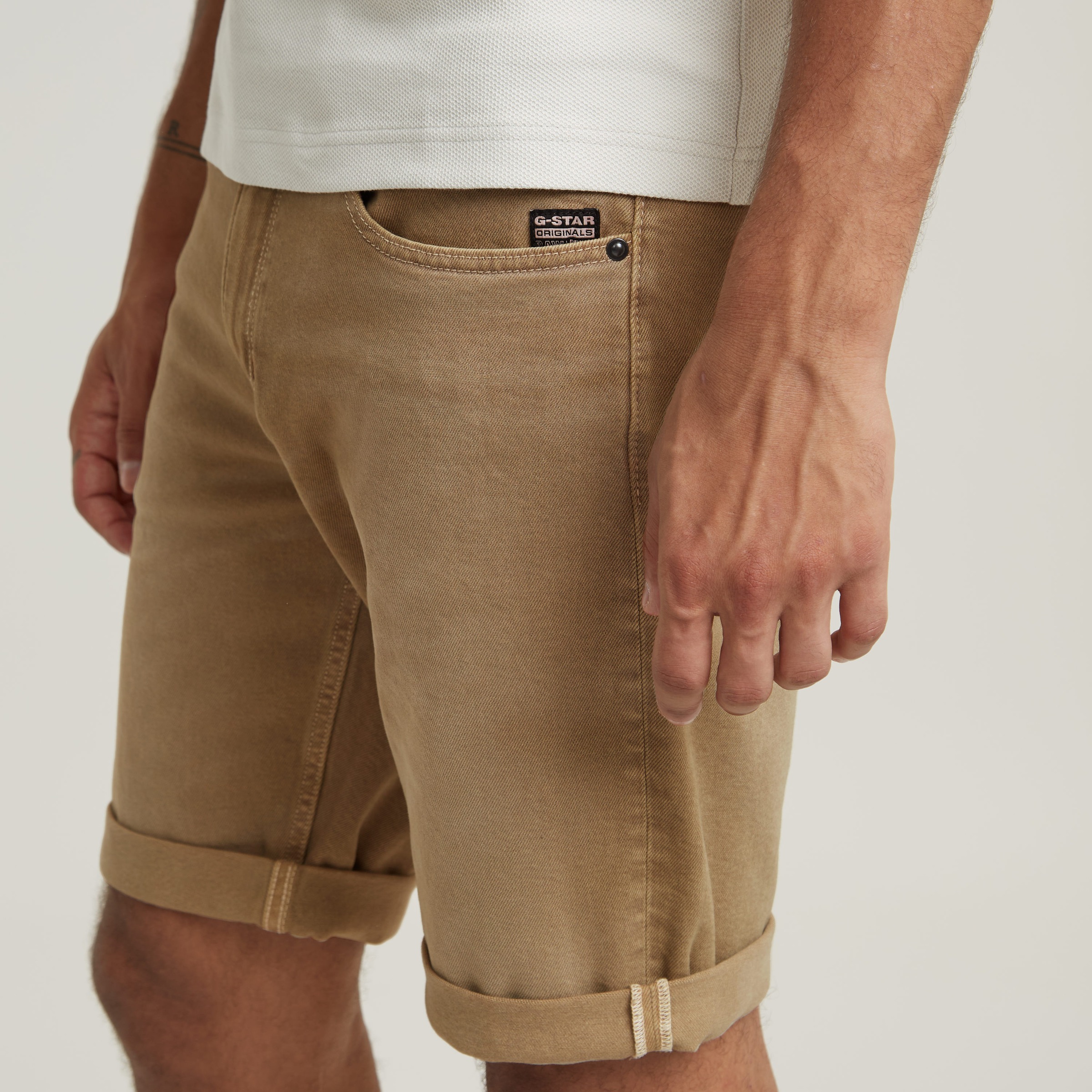 G-STAR Jeansshorts »Mosa«, mit Umschlagsaum