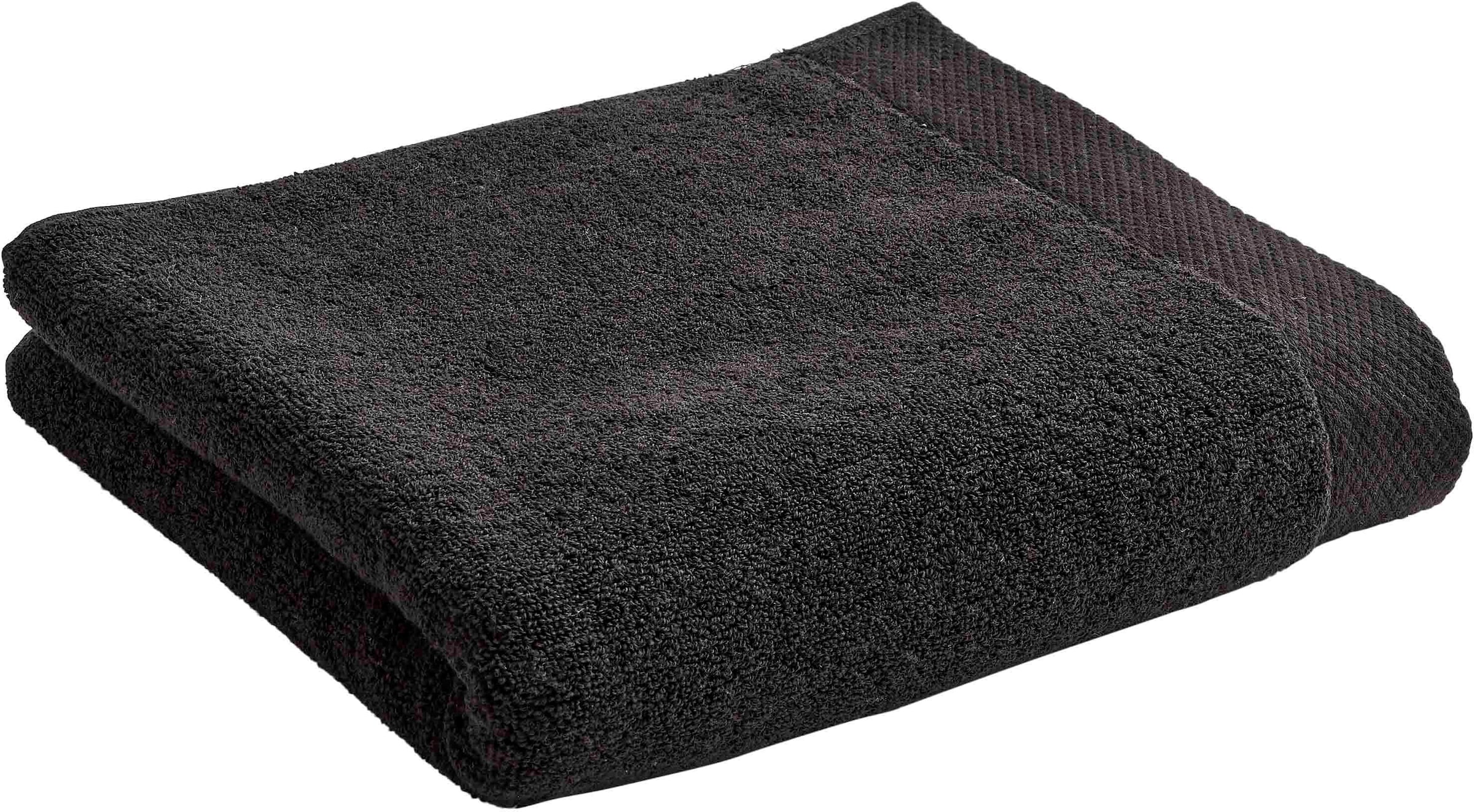 CHRISTY 'Luxe' Elegant 100% Turkish Cotton 730GSM Towels in Black