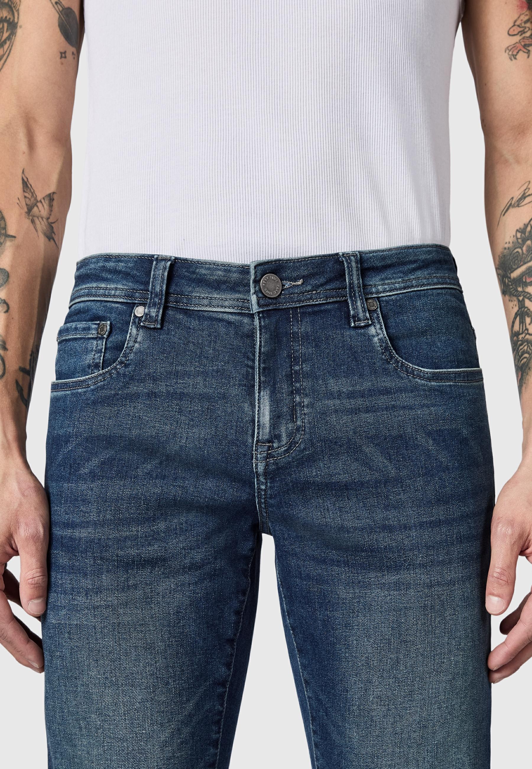 PEAK TIME Slim-fit-Jeans »Slim-fit-Jeans Mailand« Herren Jeans mit super hohem Stretch-Anteil