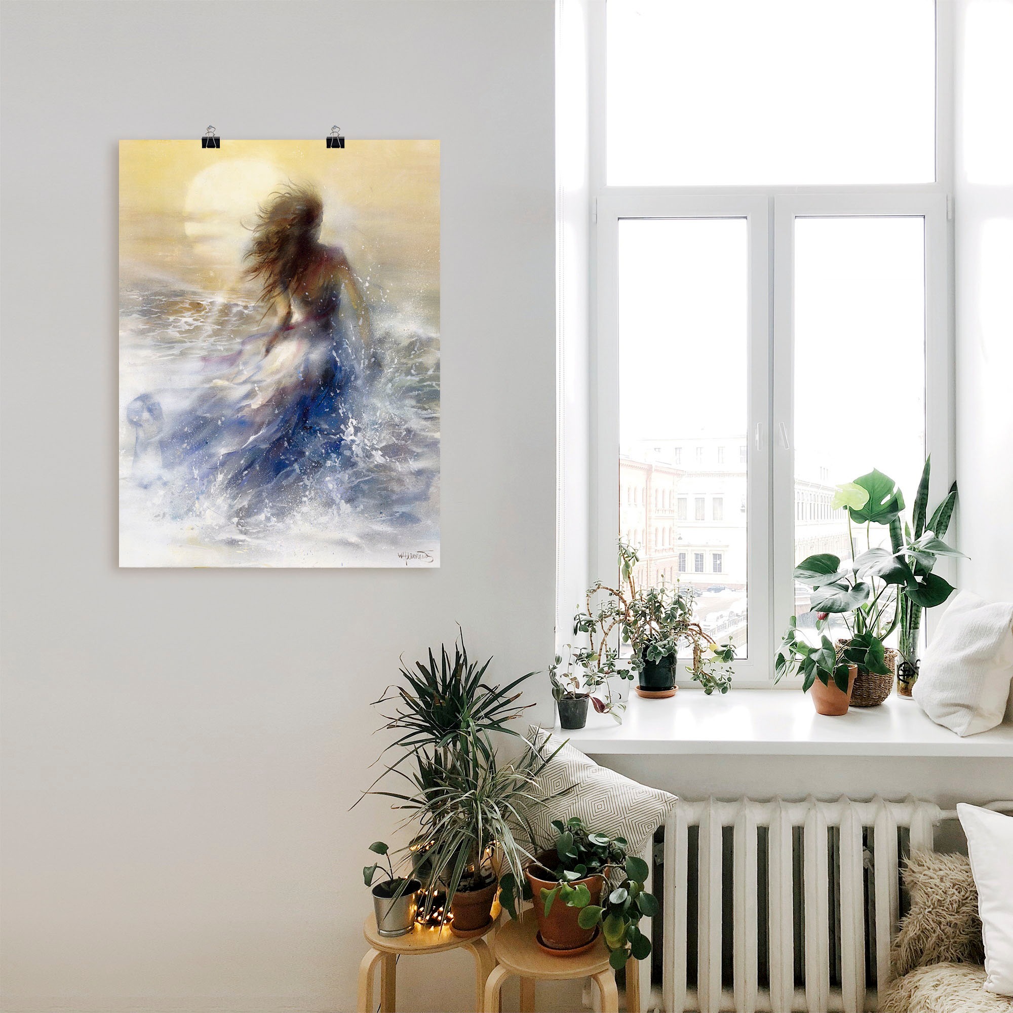 Artland Wandbild »Sommer I« Frau 1 Stk. tlg. als Leinwandbild, Poster, Wandaufkleber in verschied. Größen