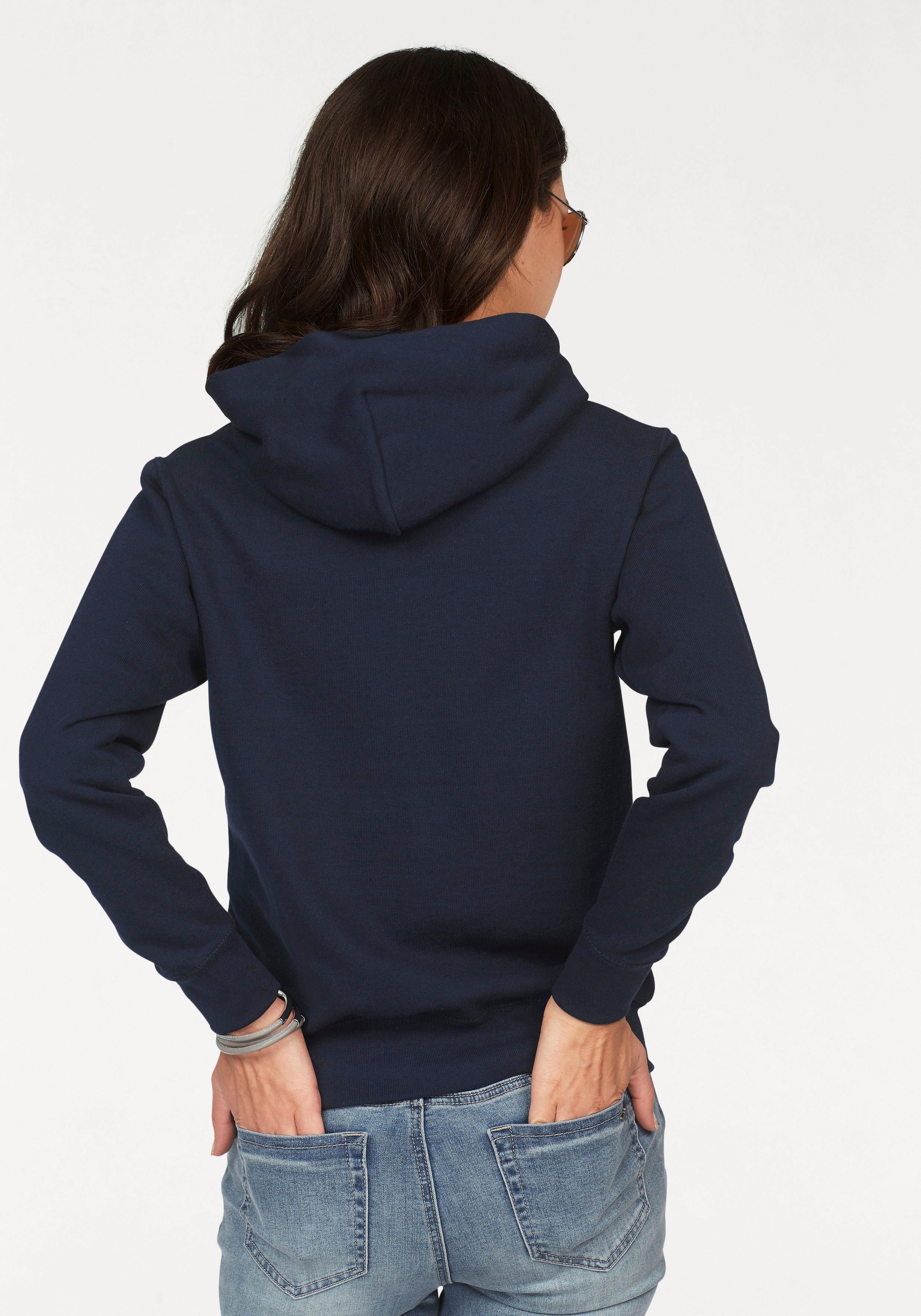 Fruit of the Loom Kapuzensweatshirt »Classic hooded Sweat Lady-Fit« mit Kängurutaschen