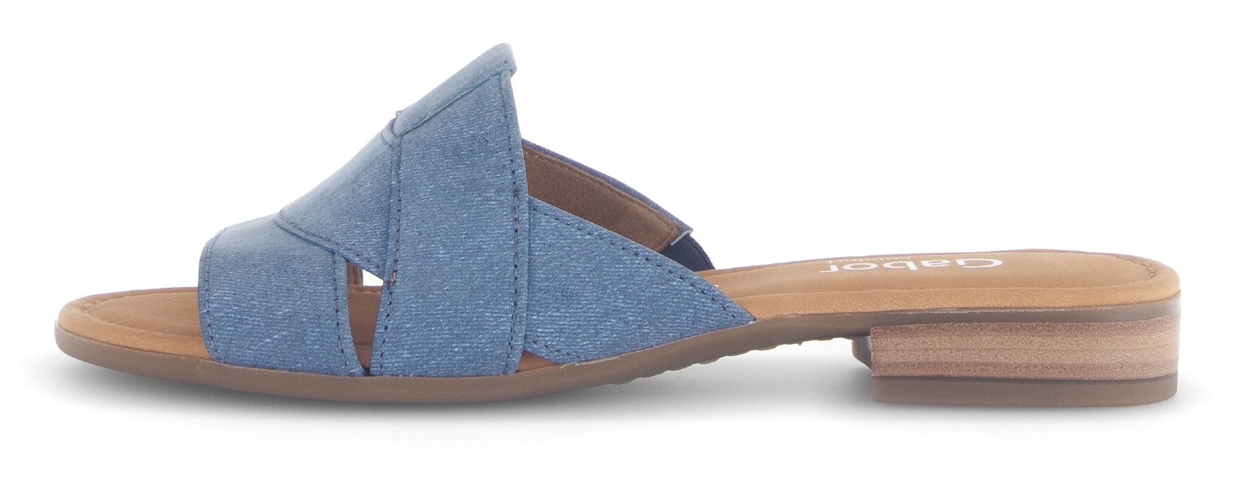 Gabor Pantolette »RHODOS«, Blockabsatz, Sommerschuh, Komfortschuh in Bequemweite G (= weit)