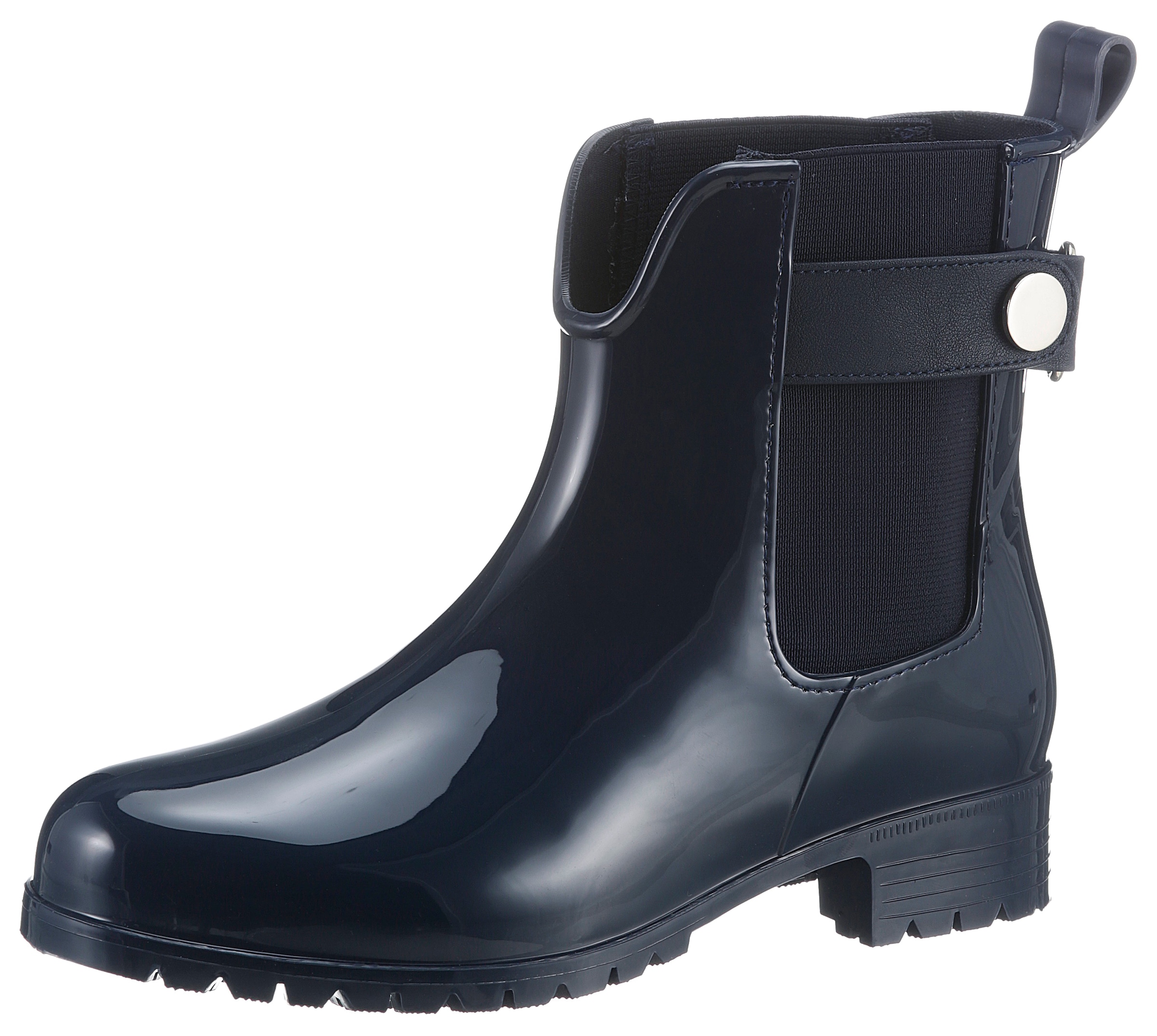 Tommy Hilfiger Chelseaboots »ANKLE RAINBOOT WITH METAL DETAIL«