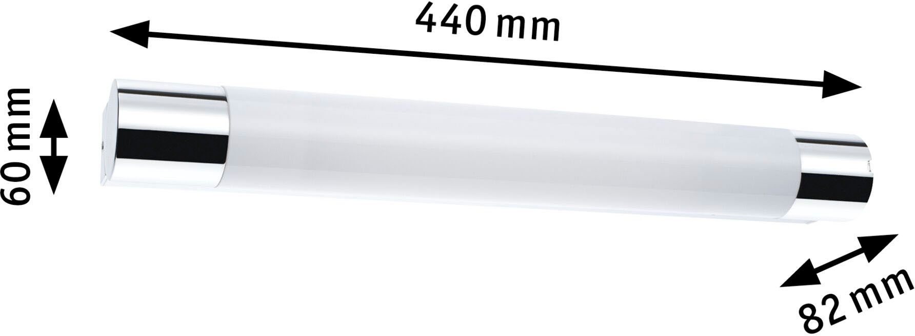 Paulmann LED Spiegelleuchte »Selection Bathroom Spiegelleuchte Orgon IP44 3000K 230V 7,5W«, 1 flammig, Badezimmerleuchte
