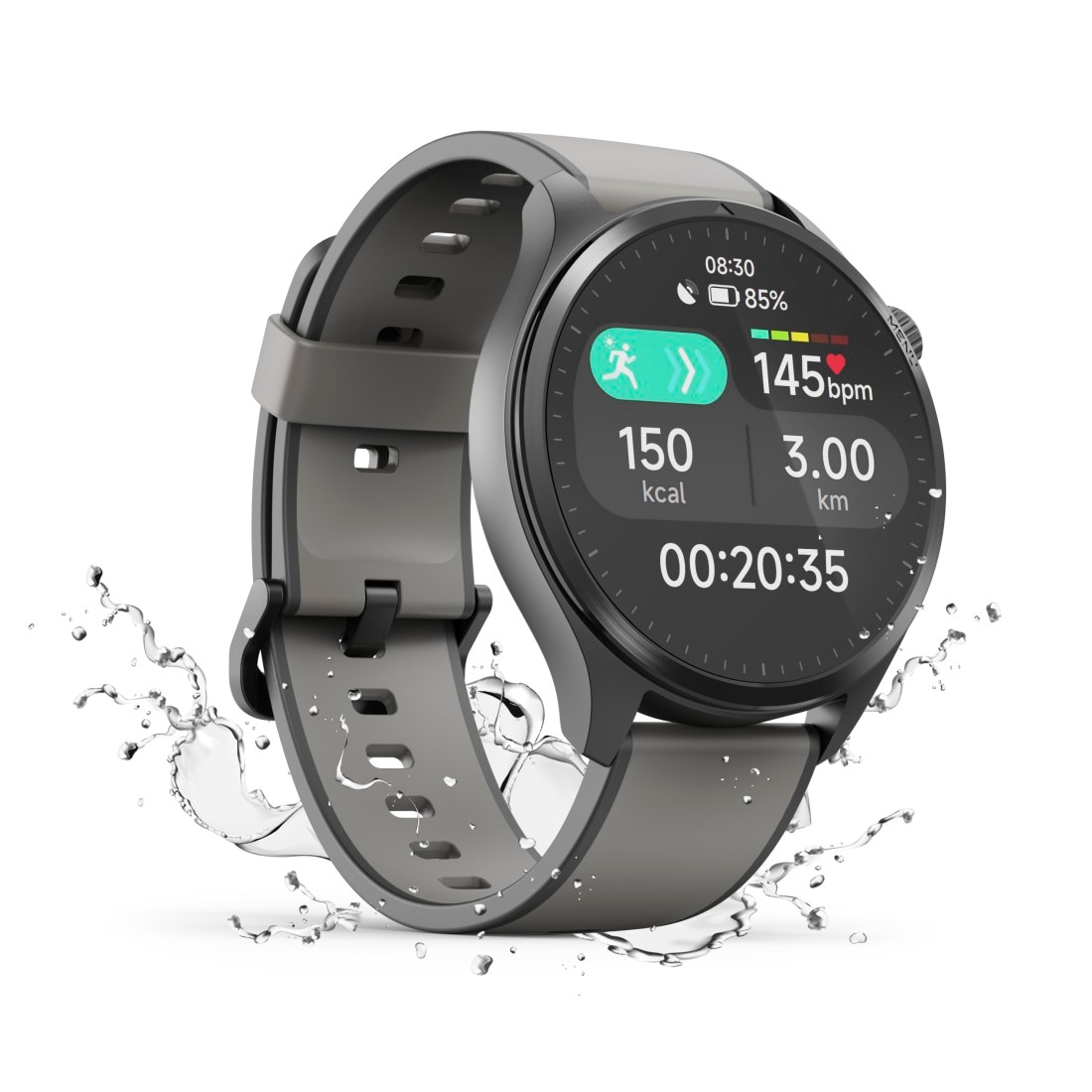 Hama Smartwatch »Smartwatch m. GPS (1,43", Musikspeicher, Telefonfunktion, wasserdicht)«(/ 1,43 ″)