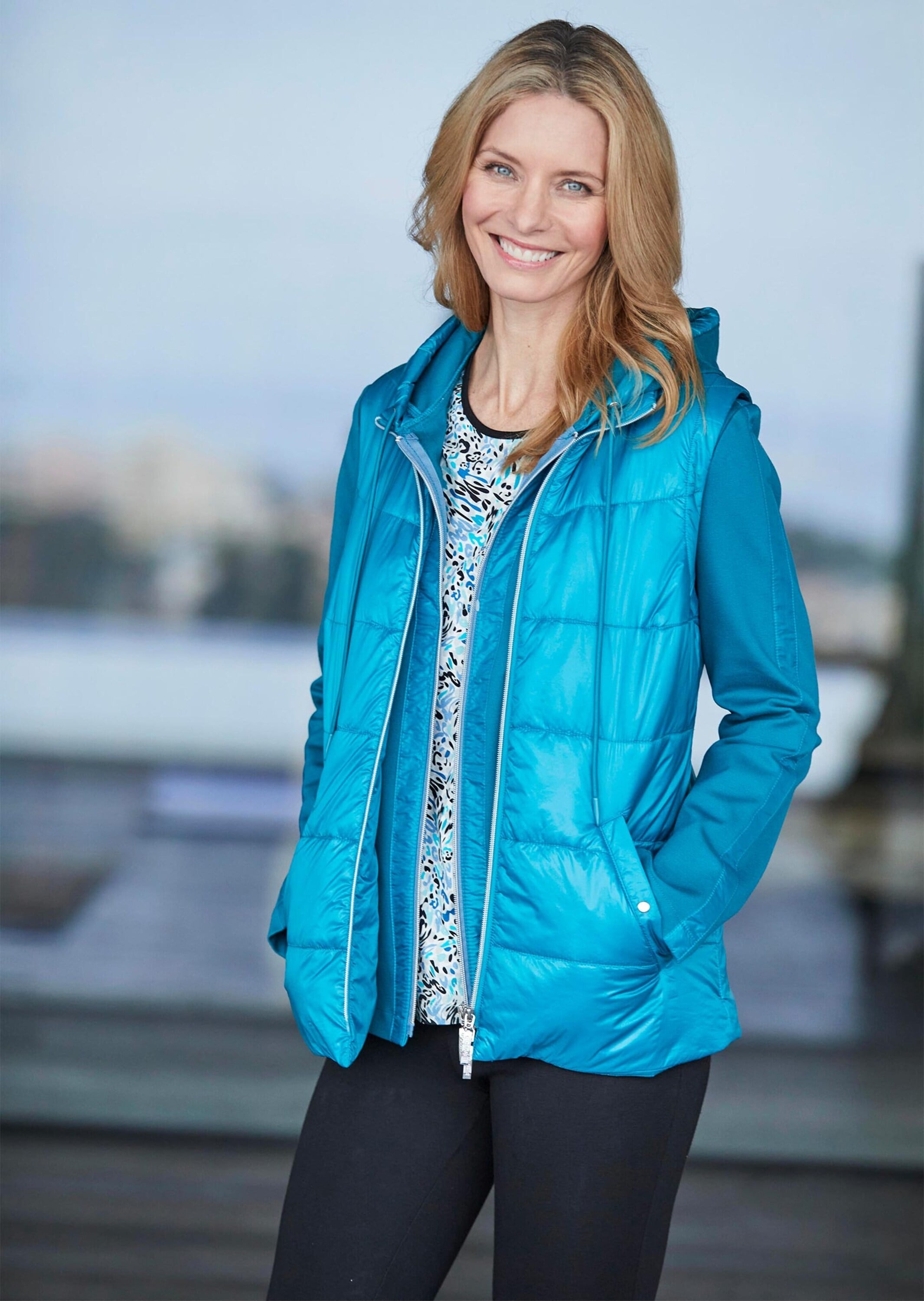 GOLDNER Kurzweste »Leichte Steppweste mit Stehkragen« Ohne