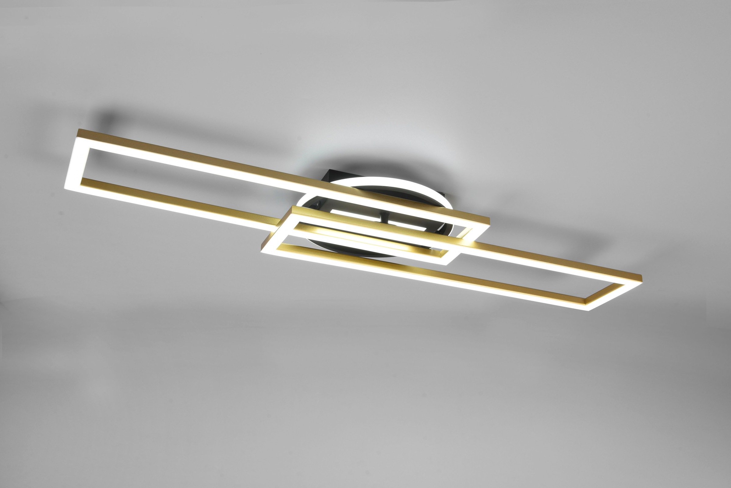 REALITY Leuchten »Twister« LED-Board 1 Stk. warmweiß - kaltweiß Deckenlampe 4500 Lumen Lichtfarbe einstellbar Fernbedienung Memory