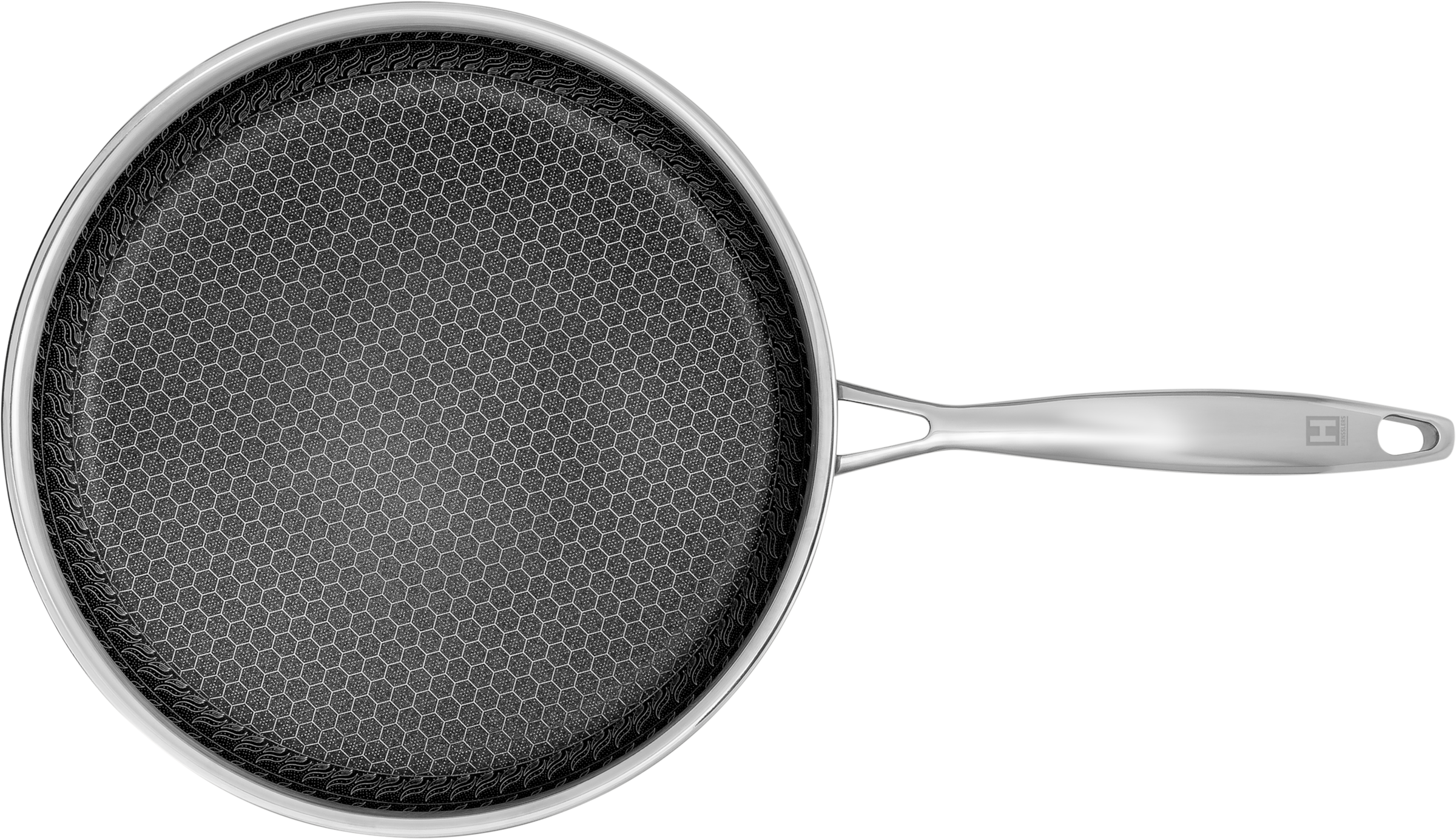 HENSSLERS Crêpepfanne »HENSSLERS Crêpe- und Frühstückspfanne 26 cm« Edelstahl 1 Stk. tlg. Omlet-Pfanne mit Wabenstruktur