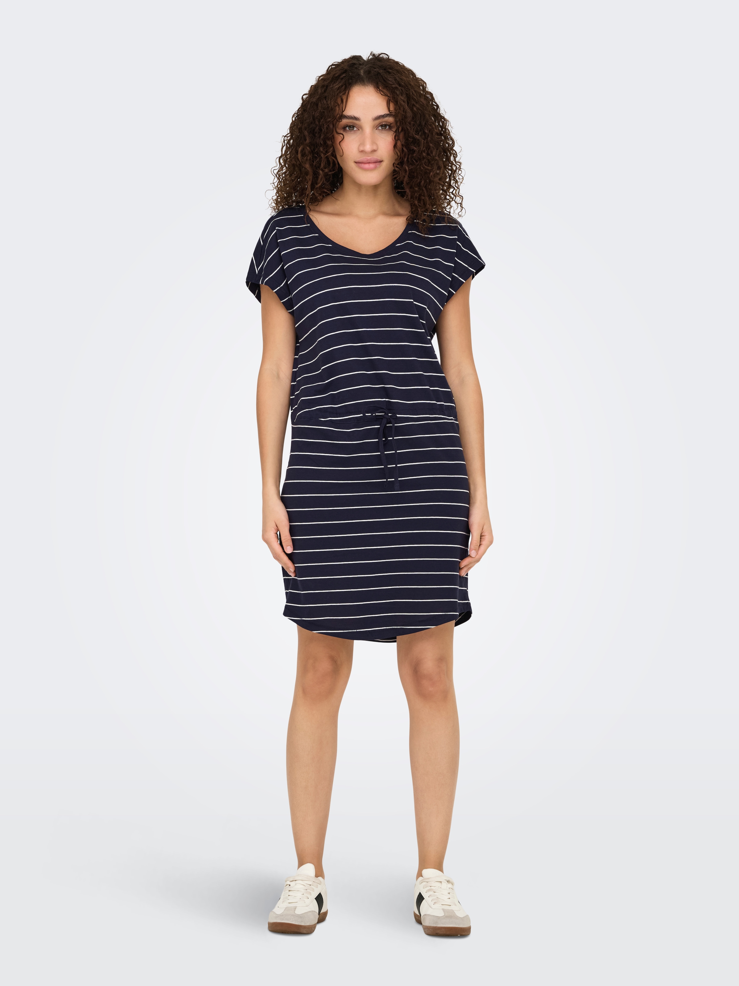 ONLY Shirtkleid »ONLMAY LIFE S/S DRESS 2 PACK CS JRS« 2er-Pack,  Baumwolle, regular fit, Rundhals