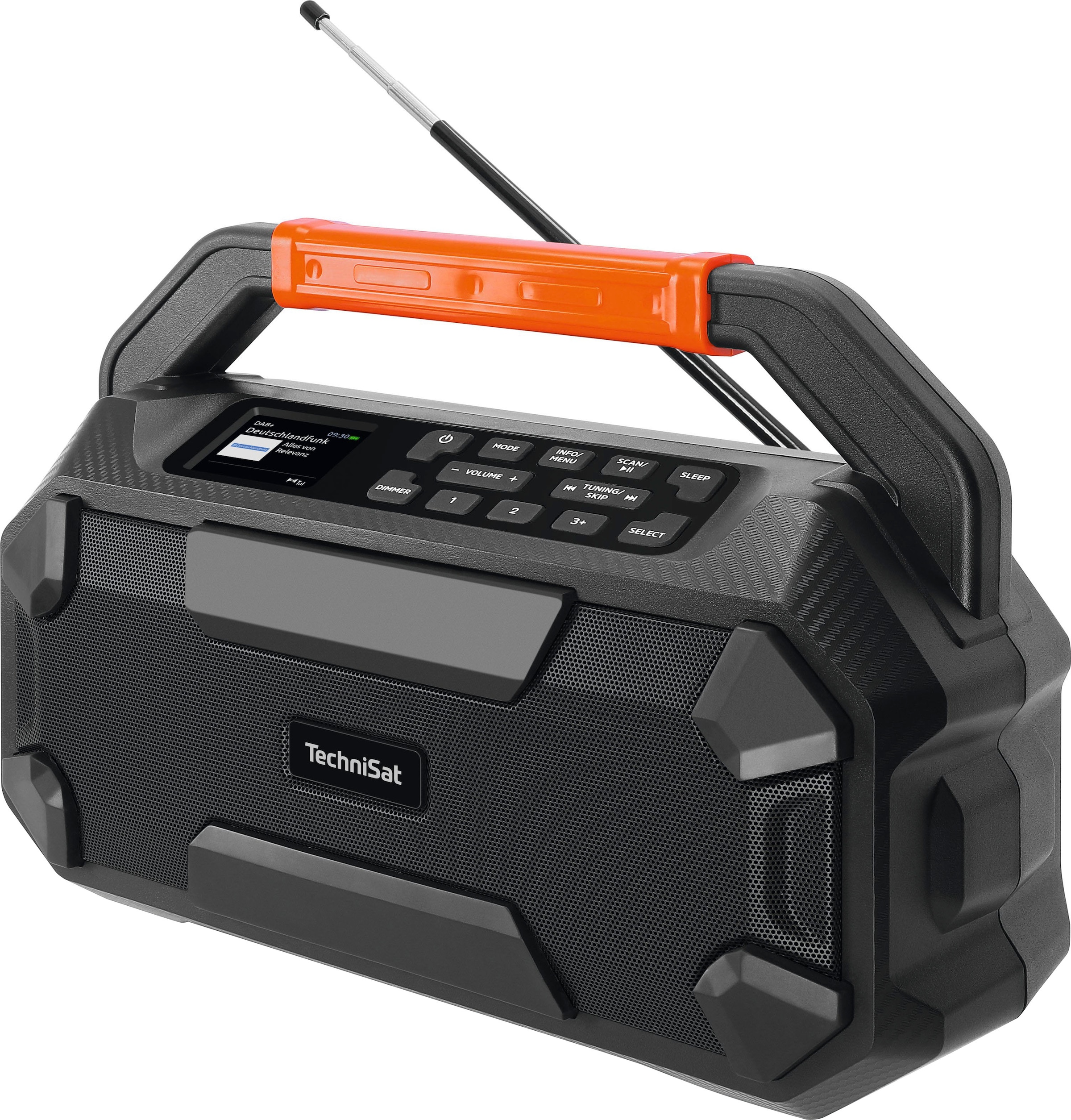 TechniSat Baustellenradio »DIGITRADIO 231 OD«, (Bluetooth Digitalradio (DAB+)-UKW mit RDS 16 W)