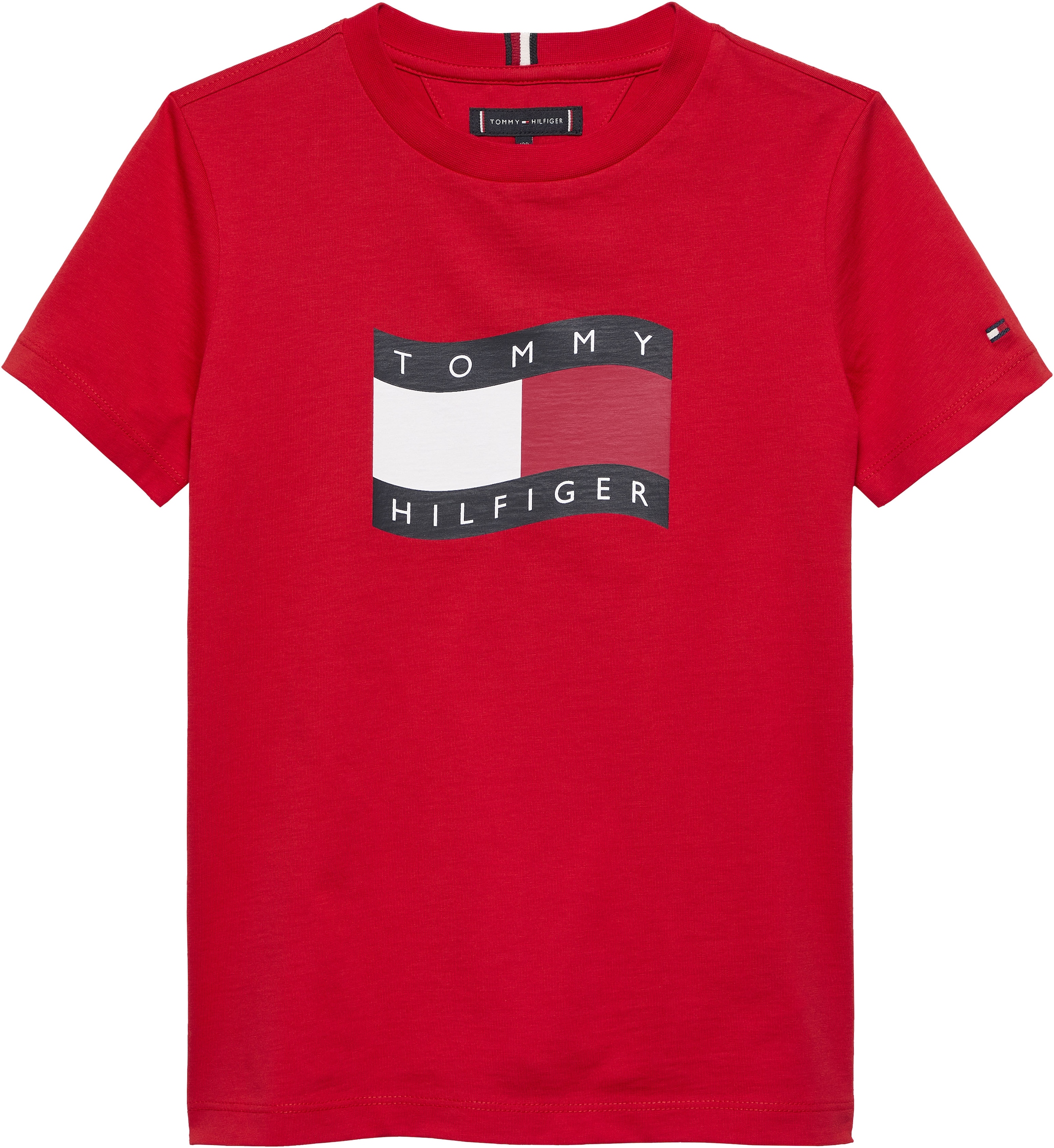 Tommy Hilfiger T-Shirt »WAVY FLAG T-SHIRT« Kinder bis 16 Jahre, regular fit