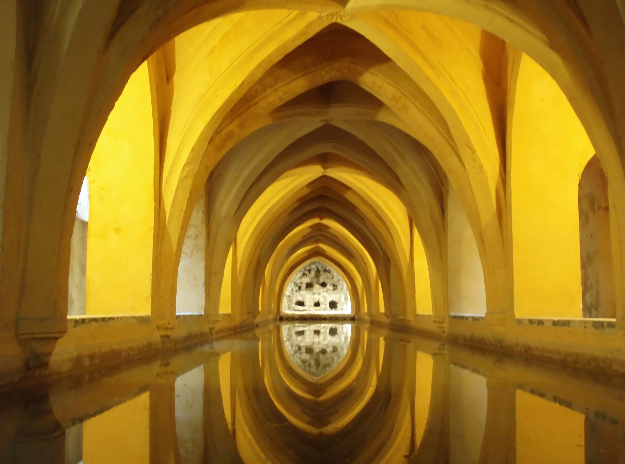 Fototapete »PALAST ALCAZAR-SEVILLA SCHLOSS PATIO ARKADE ANTIK FORT«