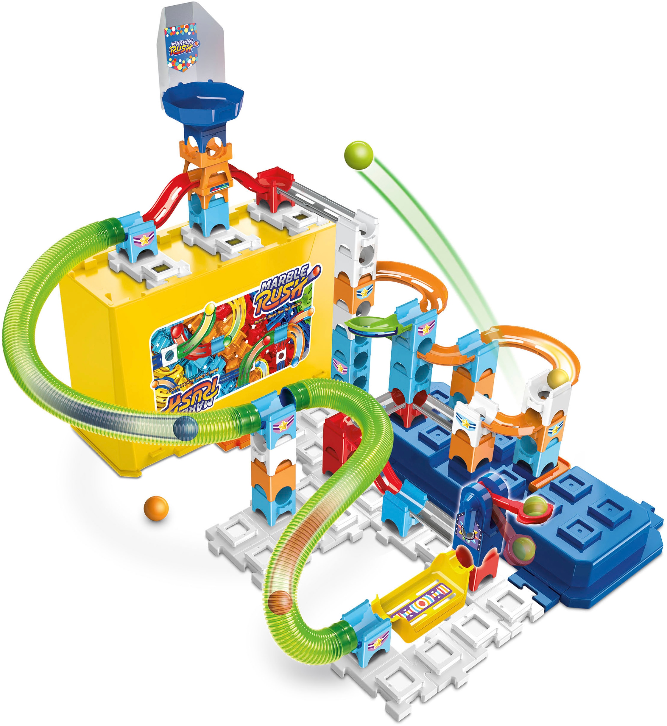 Vtech® Kugelbahn »Marble Rush - Build & Store Box Set M400«