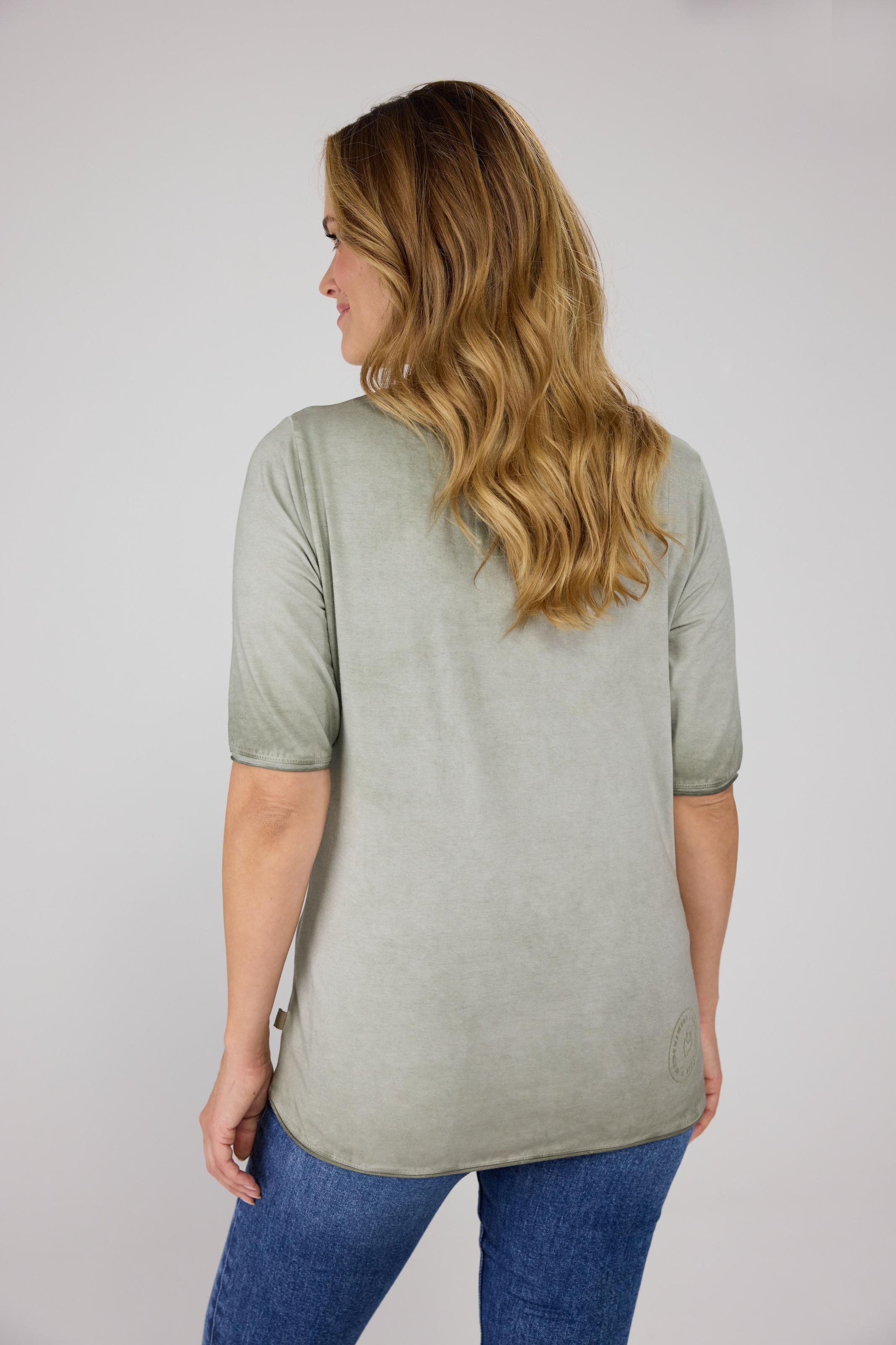 Lieblingsstück Rundhalsshirt »CandiceEP«, mit Schriftzug