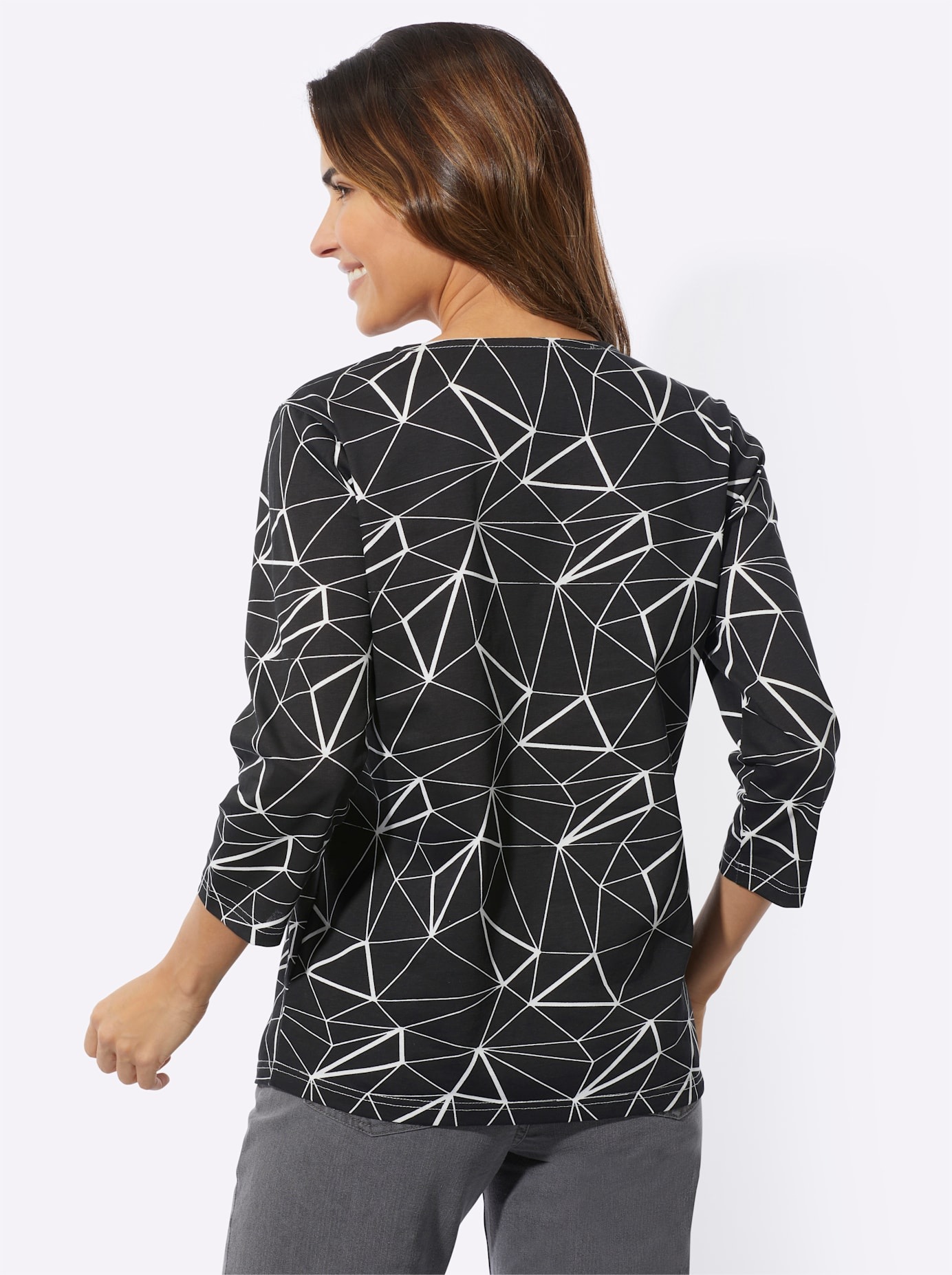 Classic Basics Rundhalsshirt »3/4-Arm-Shirt« 1 Stk. tlg.