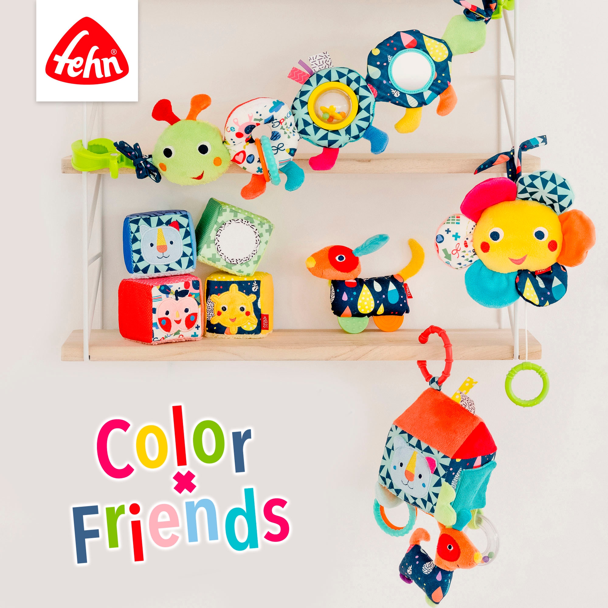 Fehn Spiel »COLOR Friends, Kegelspiel«, mit verborgenen Geräuschen