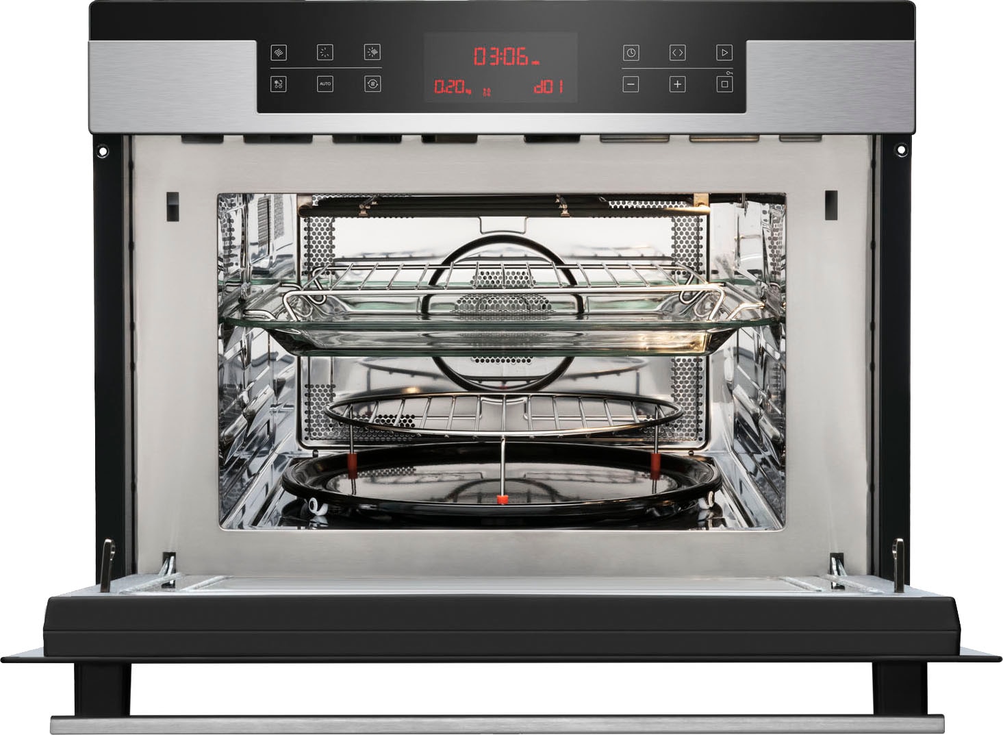 Amica Backofen mit Mikrowelle  »EBC 841 600 E«, 13 Automatikprogramme anhand des Gewichts und der Art des Gerichts