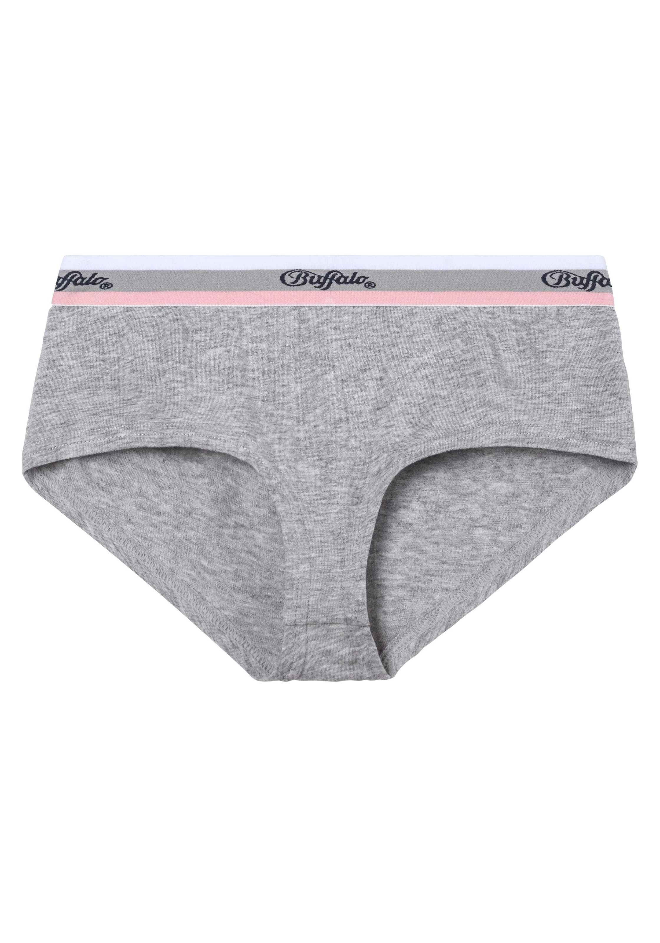 ♕ Panty), Design in 4 Buffalo Set: schlichtem mit tlg., bei klassisch Bustier, (Packung,