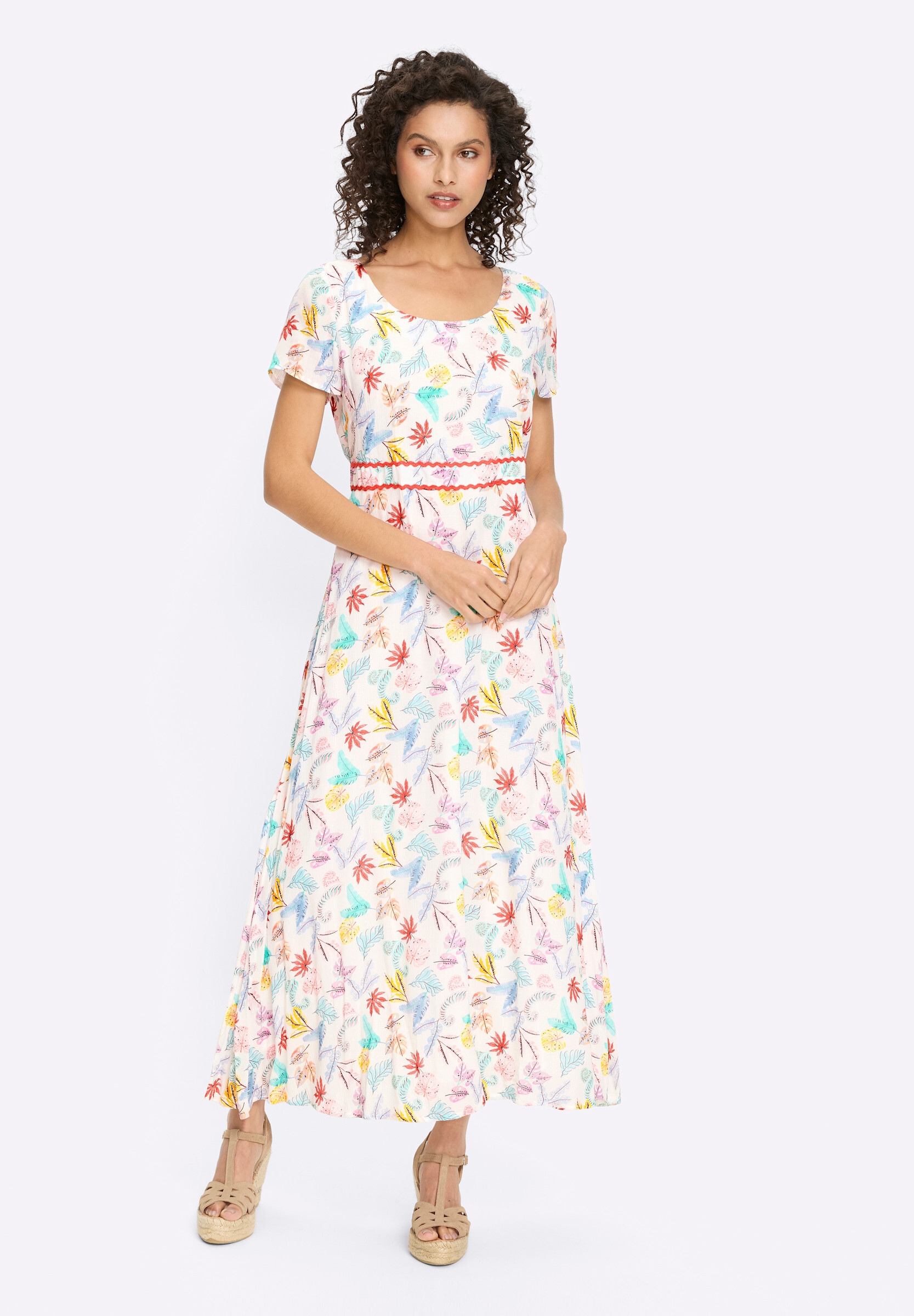 heine Sommerkleid »Druck-Kleid Webkleid« Ohne Taschen