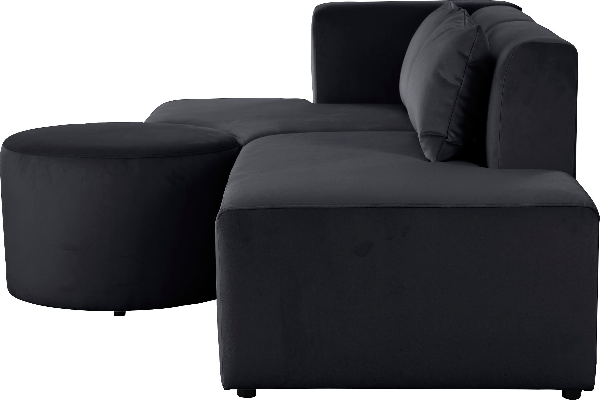 Leonique Ecksofa »Alexane L-Form«, zusammengesetzt aus Modulen, in vielen Bezugsqualitäten und Farben.