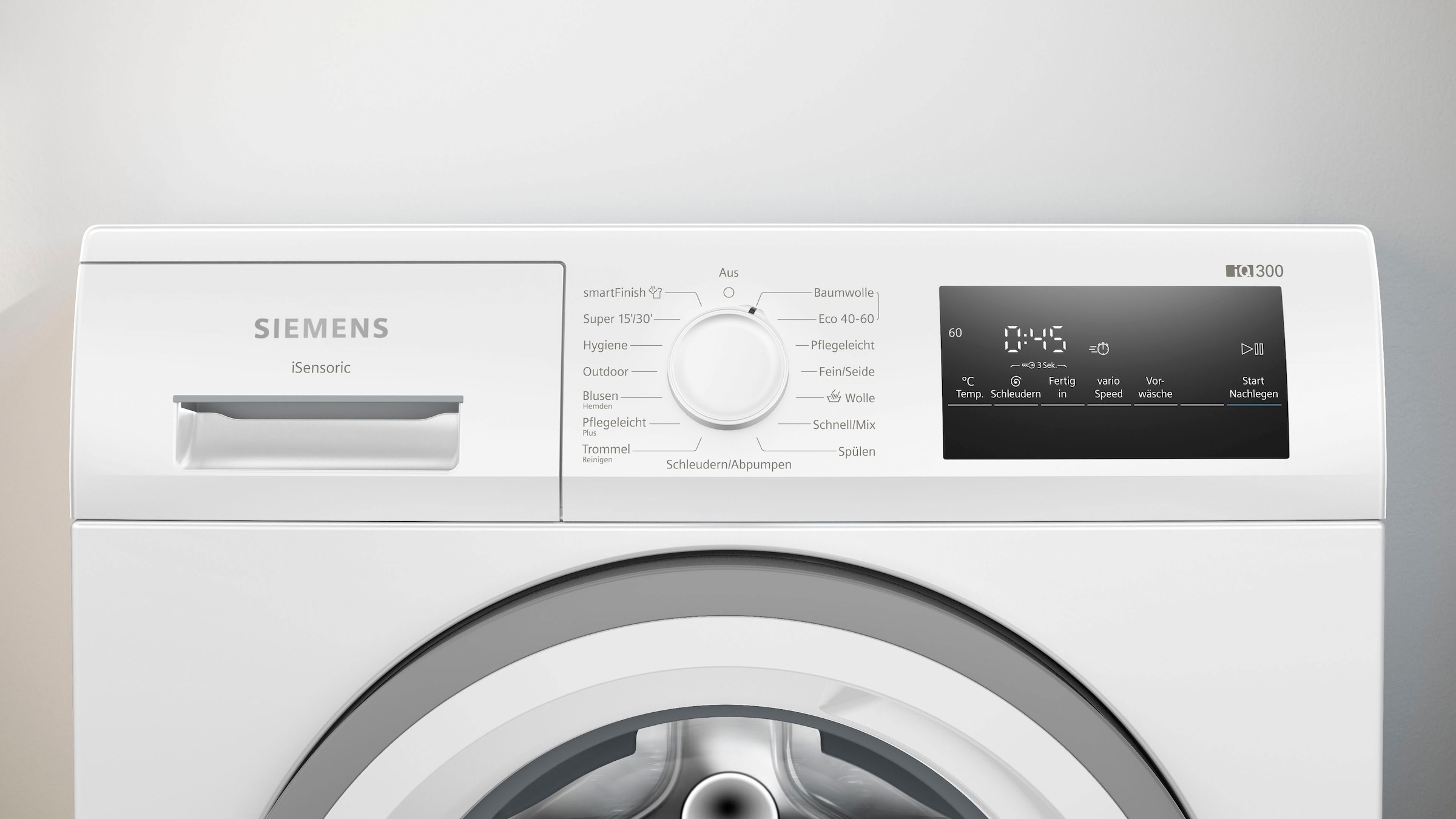 SIEMENS Waschmaschine U/min mit Jahren »WM14N12A«, Garantie 1400 WM14N12A, 3 iQ300, 9 XXL kg