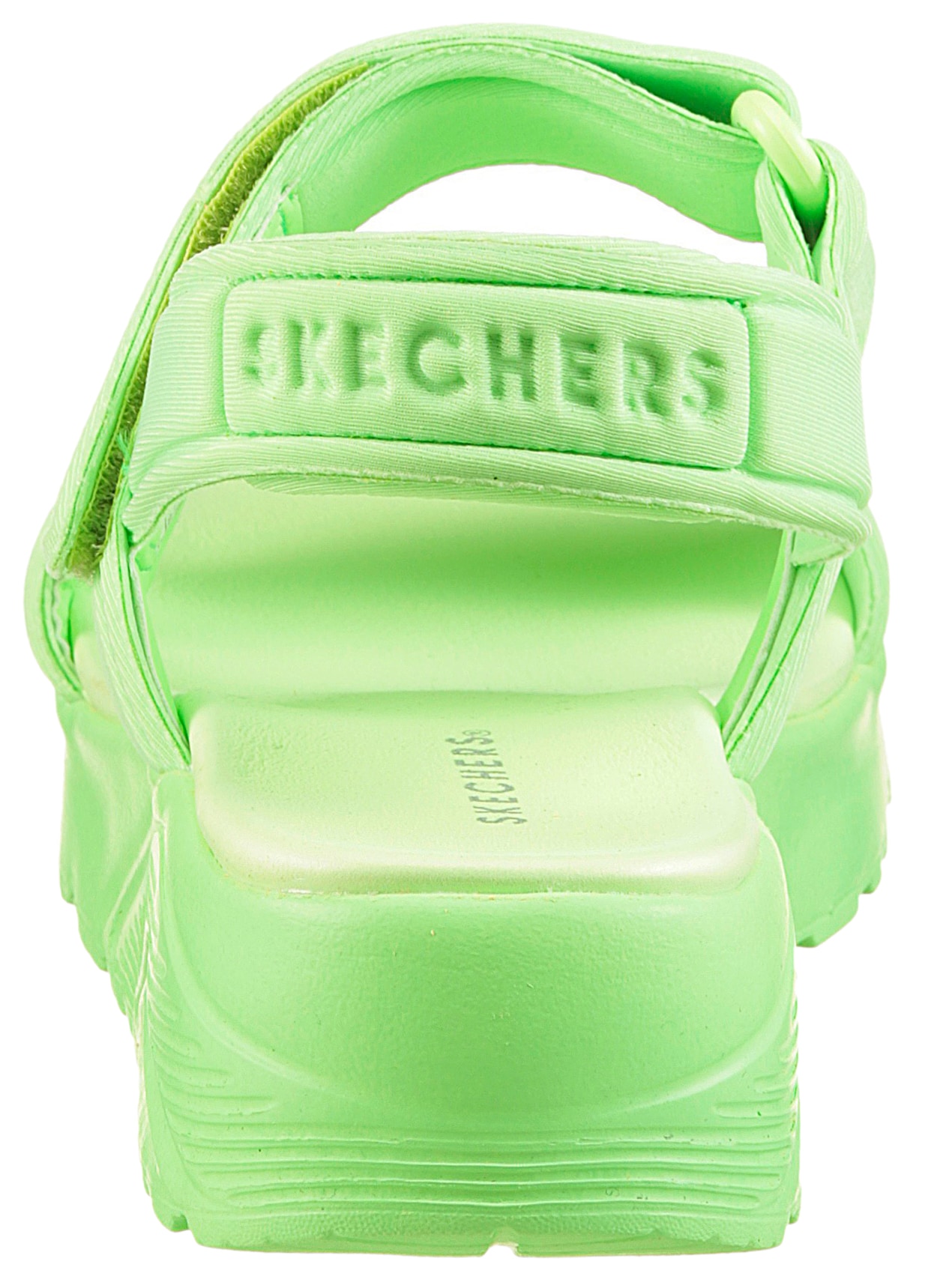Skechers Sandale »UNO LITE SANDAL«, leichte Sandale mit Klettverschluss, Größenschablone zum Download