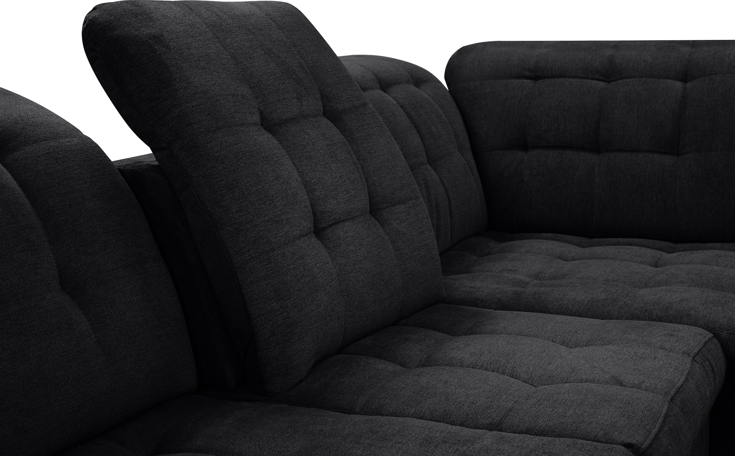 WERK2 Wohnlandschaft »Kordula-New Multifunktion Couch, Breite 332cm, U-Form«, Sofa in U-Form mit Schlaffunktion & Bettkasten, Schlafcouch