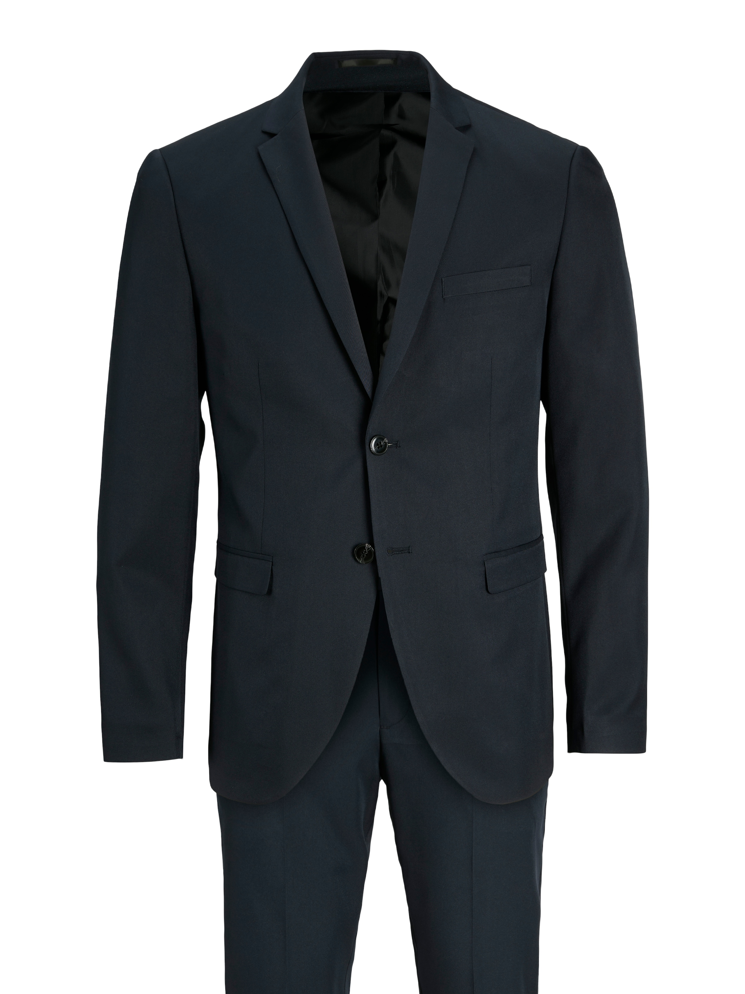 Jack & Jones Anzug »JPRCOSTA SUIT« Set, 2 tlg. sehr schmal aus Polyester, sehr schmale Passform, mit Reverskragen, Langarm-Sakko
