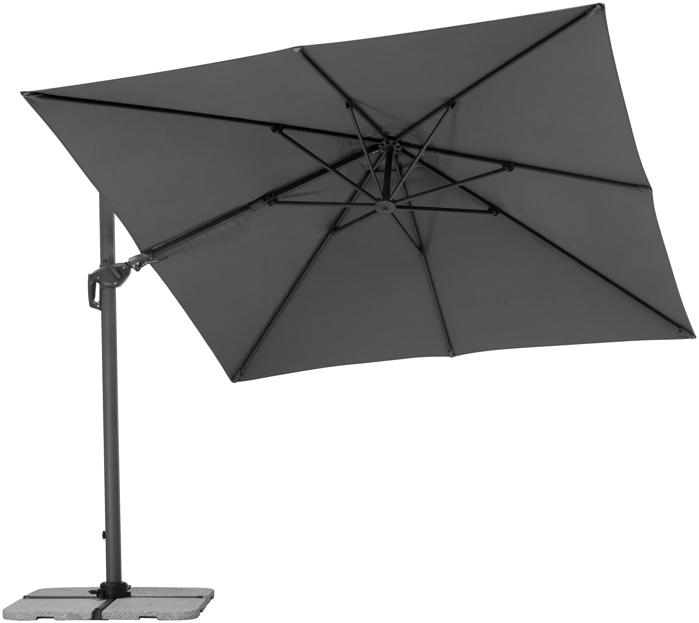 Schneider Schirme Ampelschirm »Rhodos Twist« mit Schutzhülle, ohne Wegeplatten