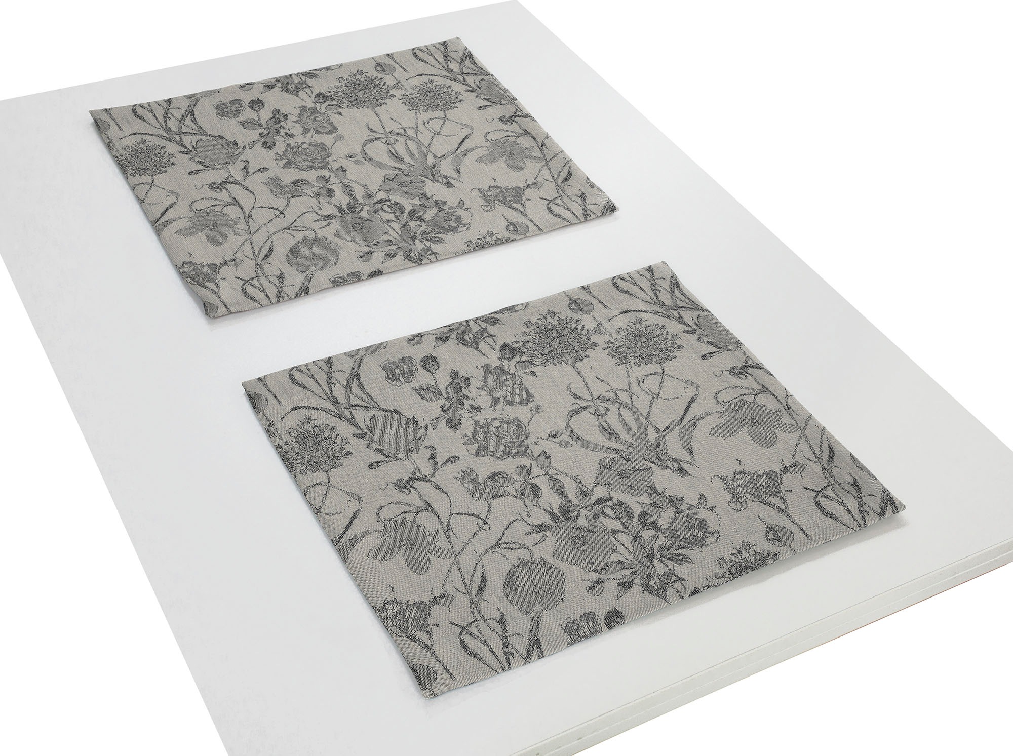 Adam Platzset "Flower Cuveé Light" GOTS organic,zertifiziert durch CERES 0242,Made in Germany