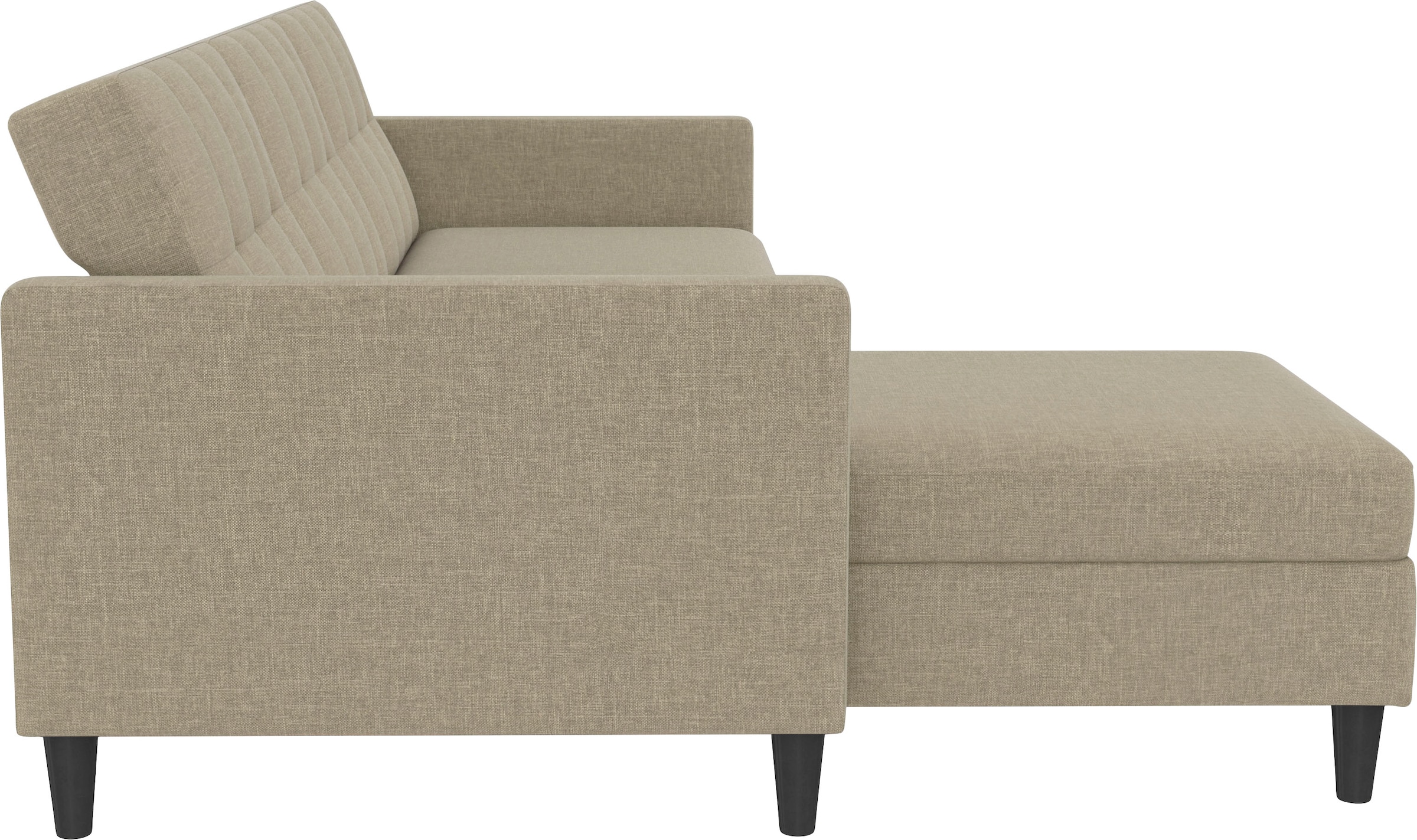 Dorel Home Ecksofa »Hartford II«, mit Bettfunktion und Stauraum, Recamiere beidseitig montierbar