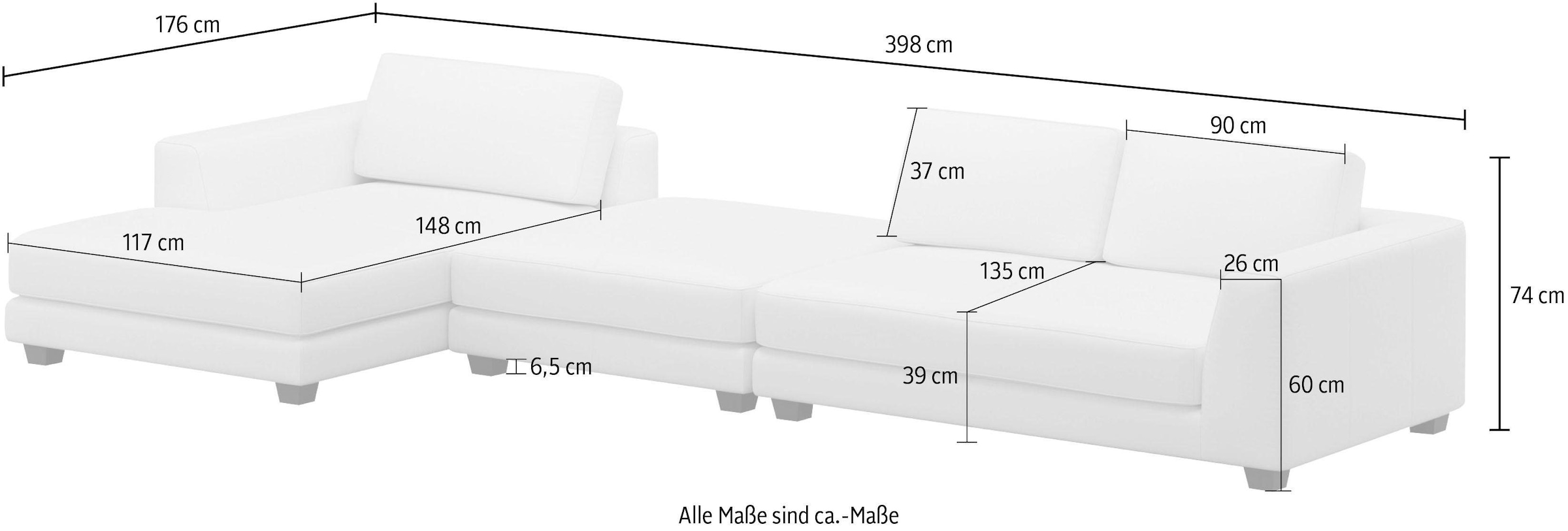machalke® Ecksofa »atoll, L-Form«