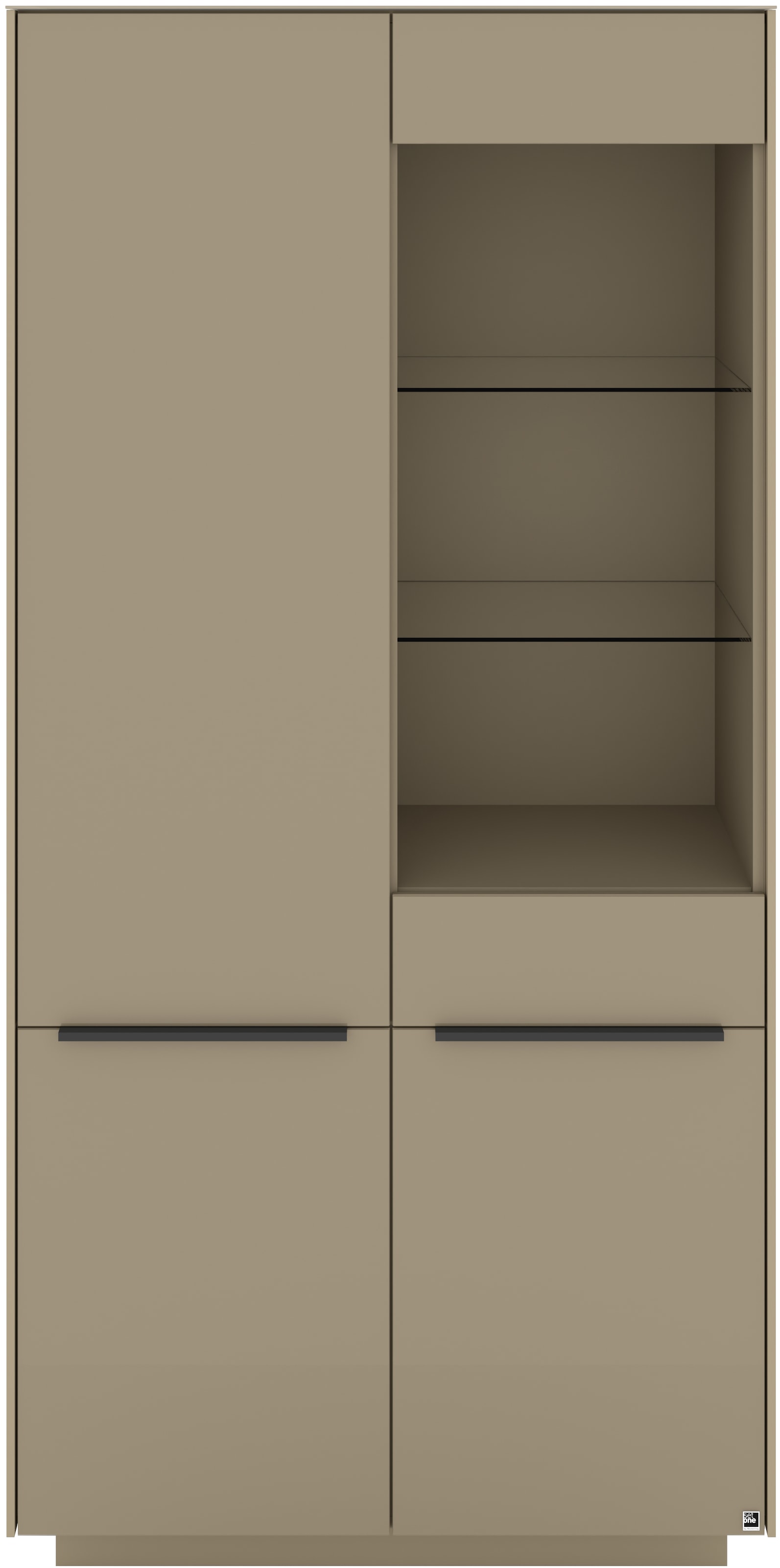 set one by Musterring Standvitrine »Reno« 1 Stk. tlg. Mit Sockel in diversen Farben, 193 cm Höhe & Farbauswahl