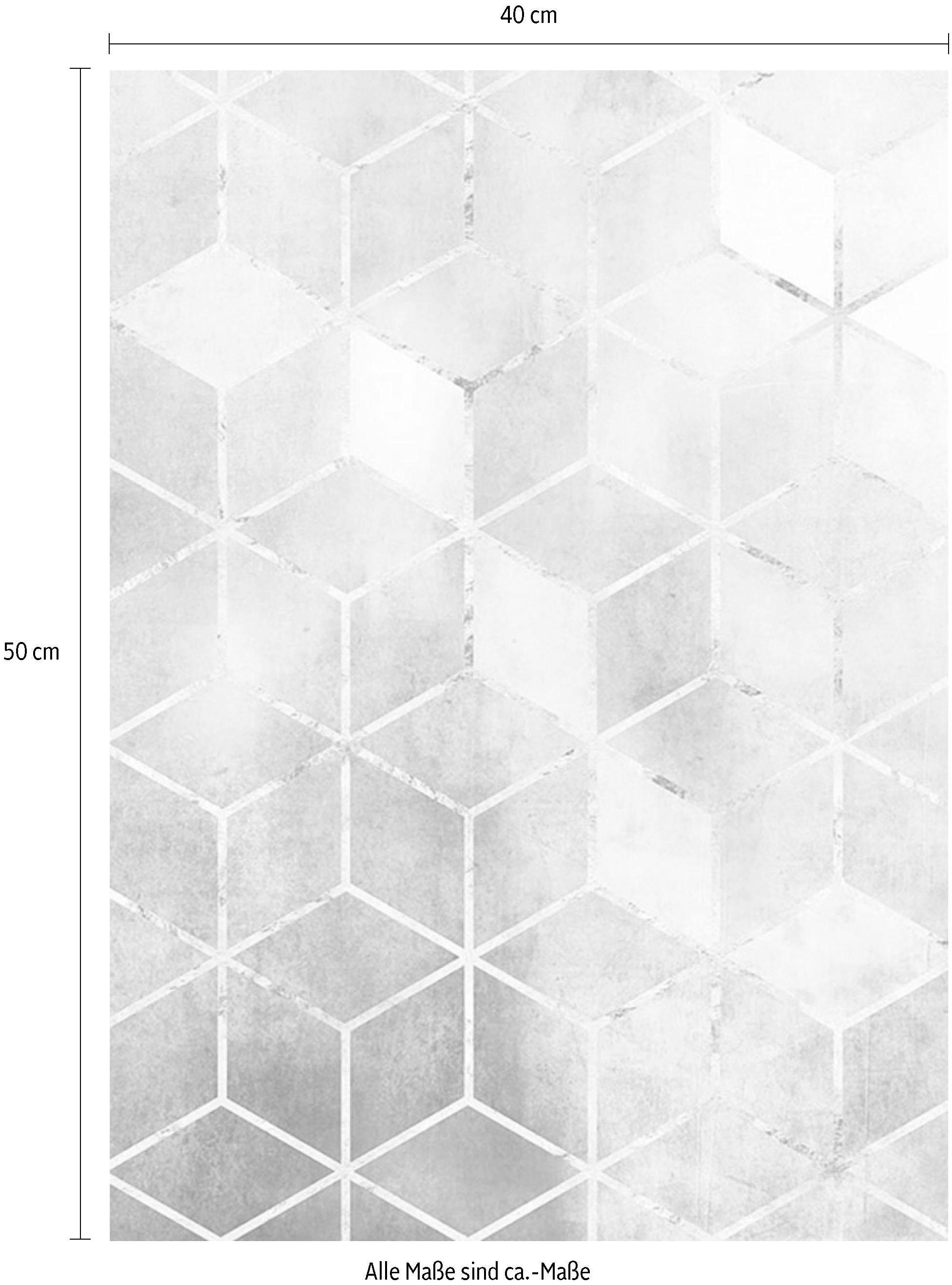 Komar Bild »Mosaik Verde« Abstrakt 1 Stk. tlg. Wandbild zur Dekoration - ohne Rahmen