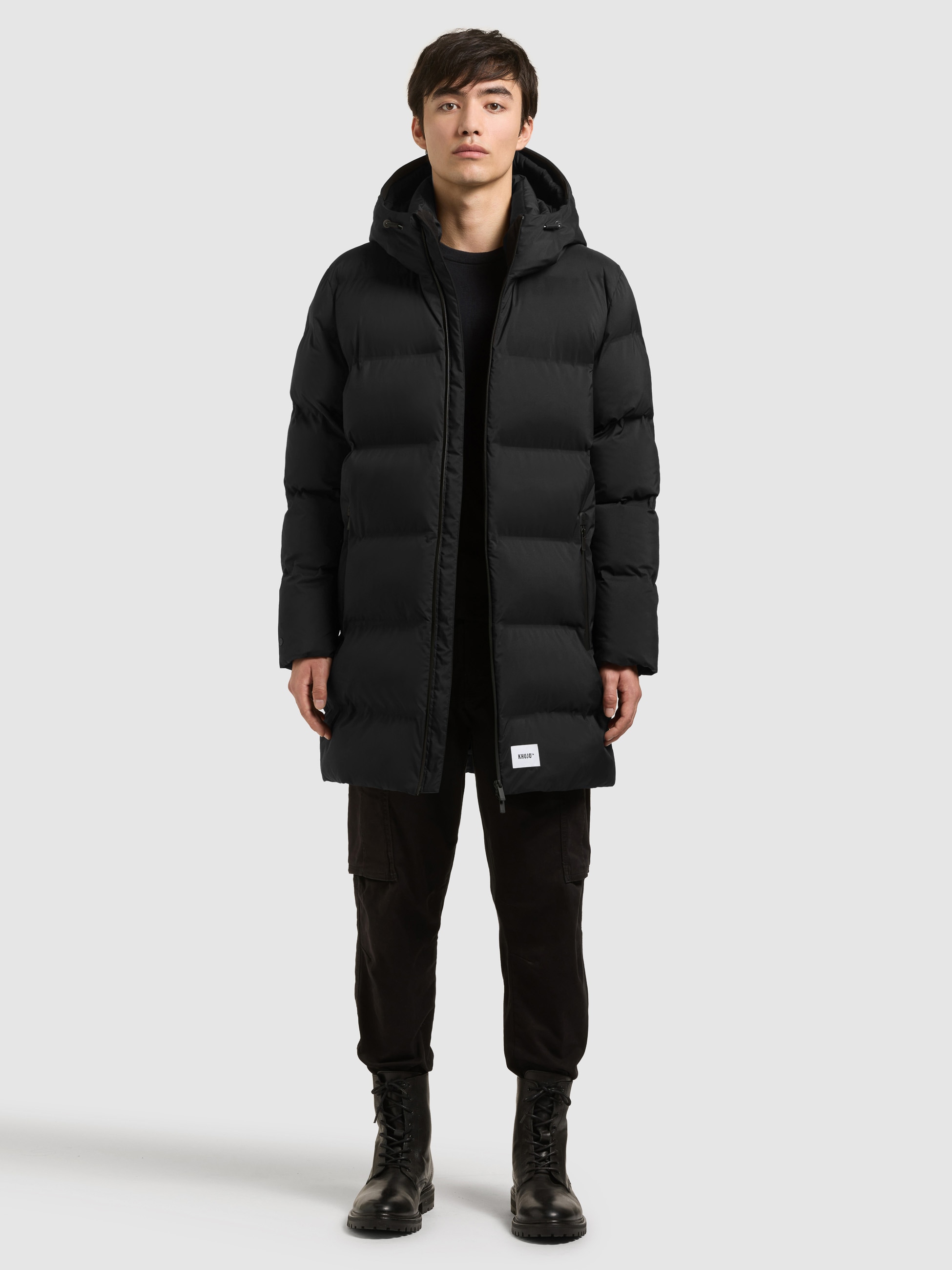 khujo Steppmantel »CADE« Taschenbeutel aus Fleece