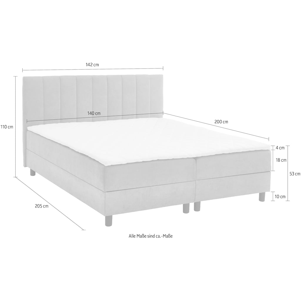 ATLANTIC home collection Boxbett »Henriete«