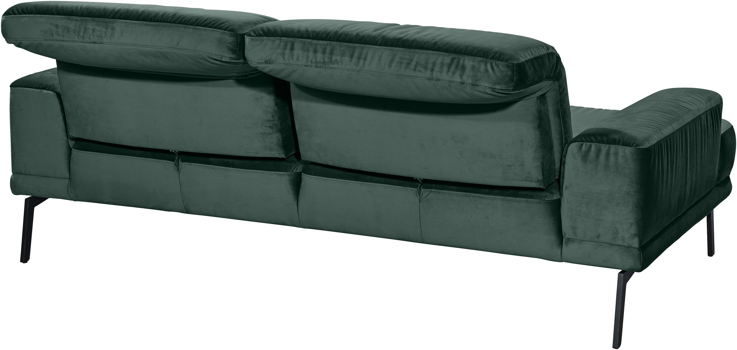 Musterring 3-Sitzer »MR 4580«, inkl. Kopf- und Sitztiefenverstellung, Fuß schwarz, B228 x T103 cm