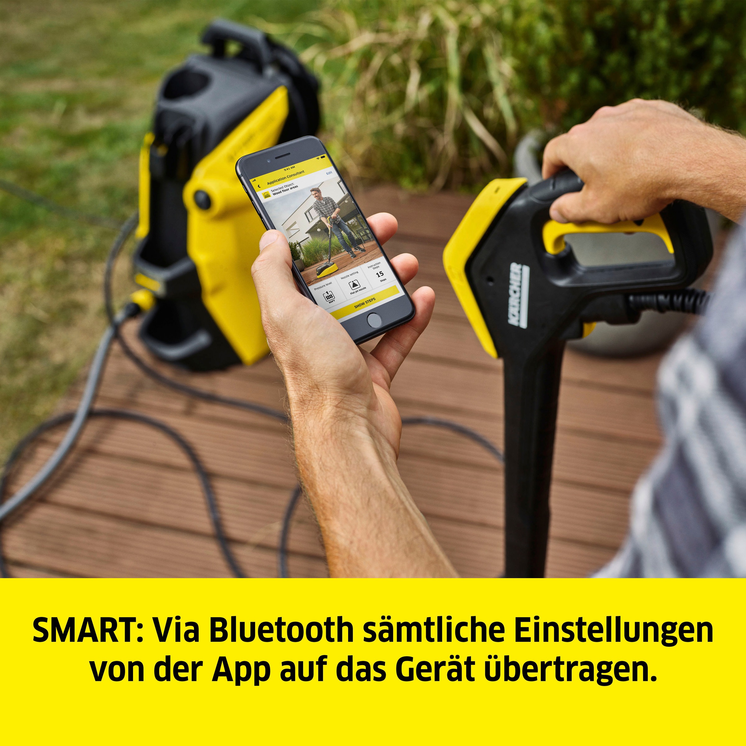 KÄRCHER Hochdruckreiniger »K 7 Smart Control«, Bluetooth zur Home & Garden App