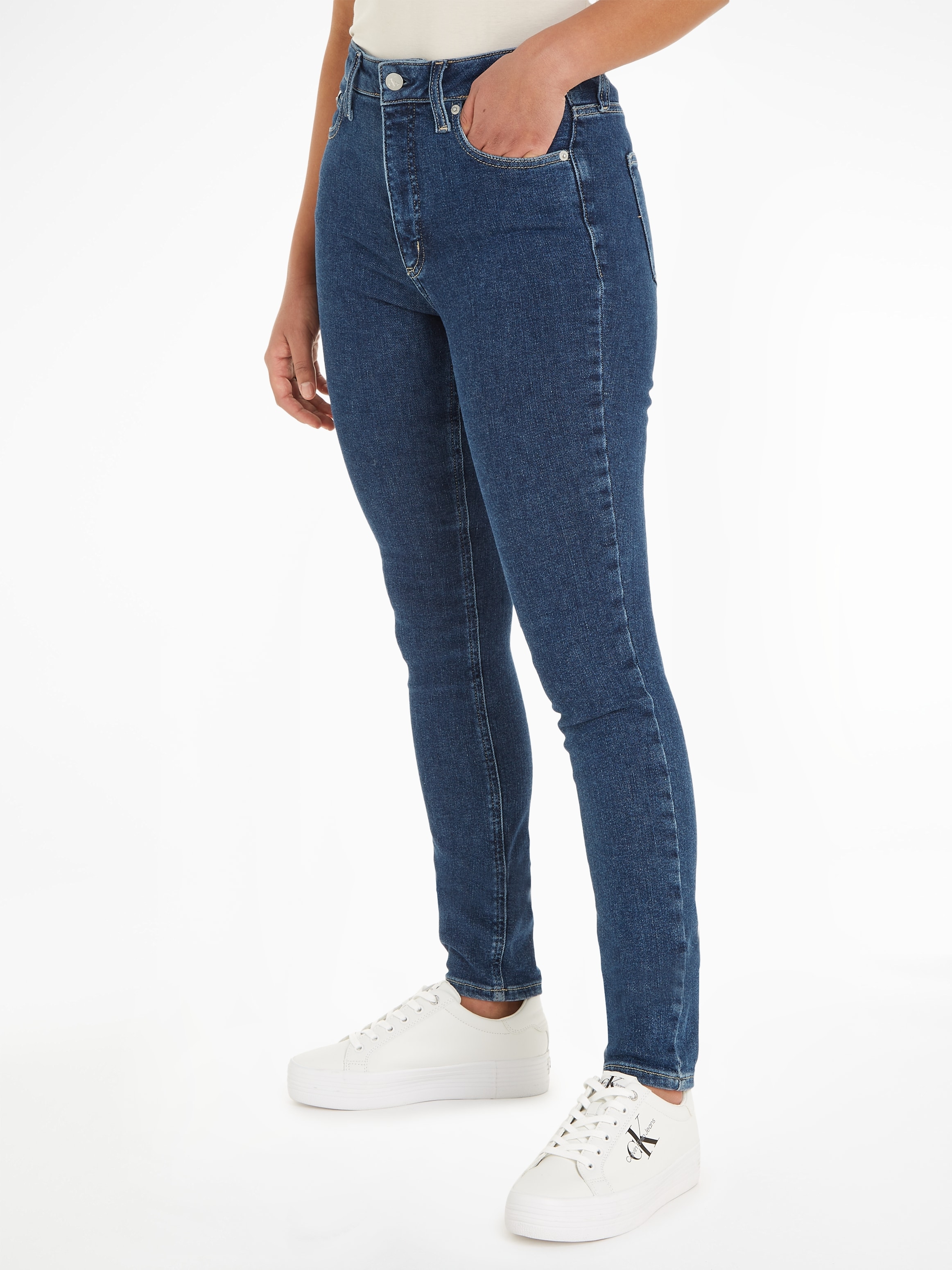 Calvin Klein Jeans Skinny-fit-Jeans bei SKINNY«, im 5-Pocket-Style »HIGH RISE ♕