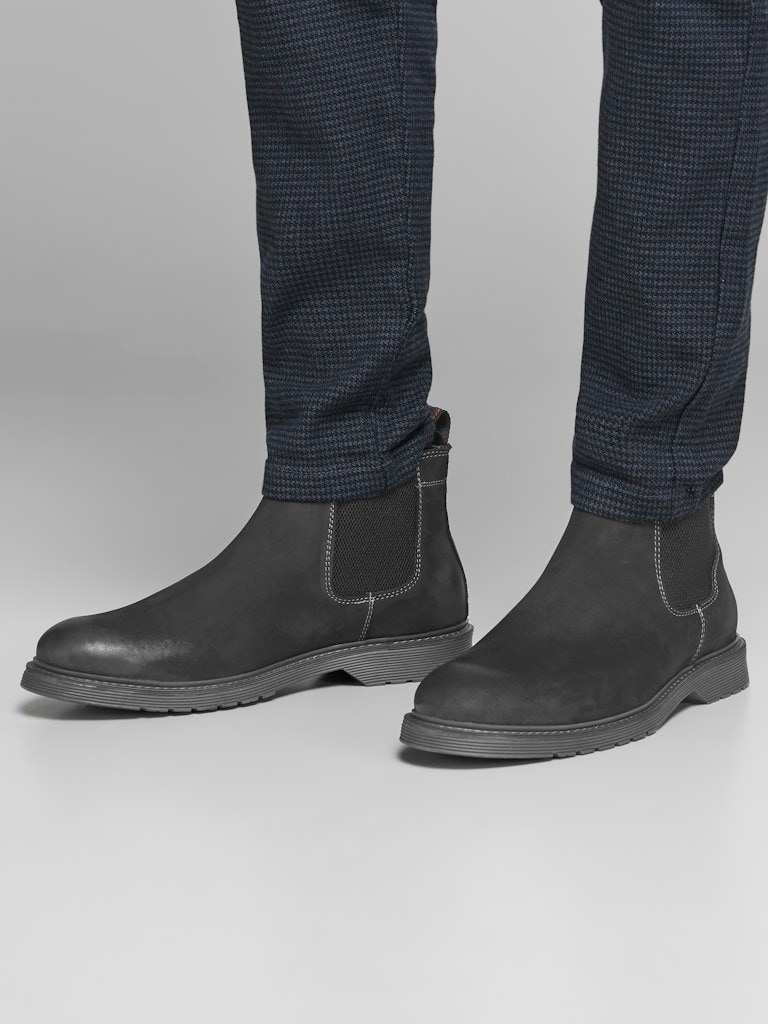 Jack & Jones Chelseaboots »JFWLEYTON«  mit Blockabsatz