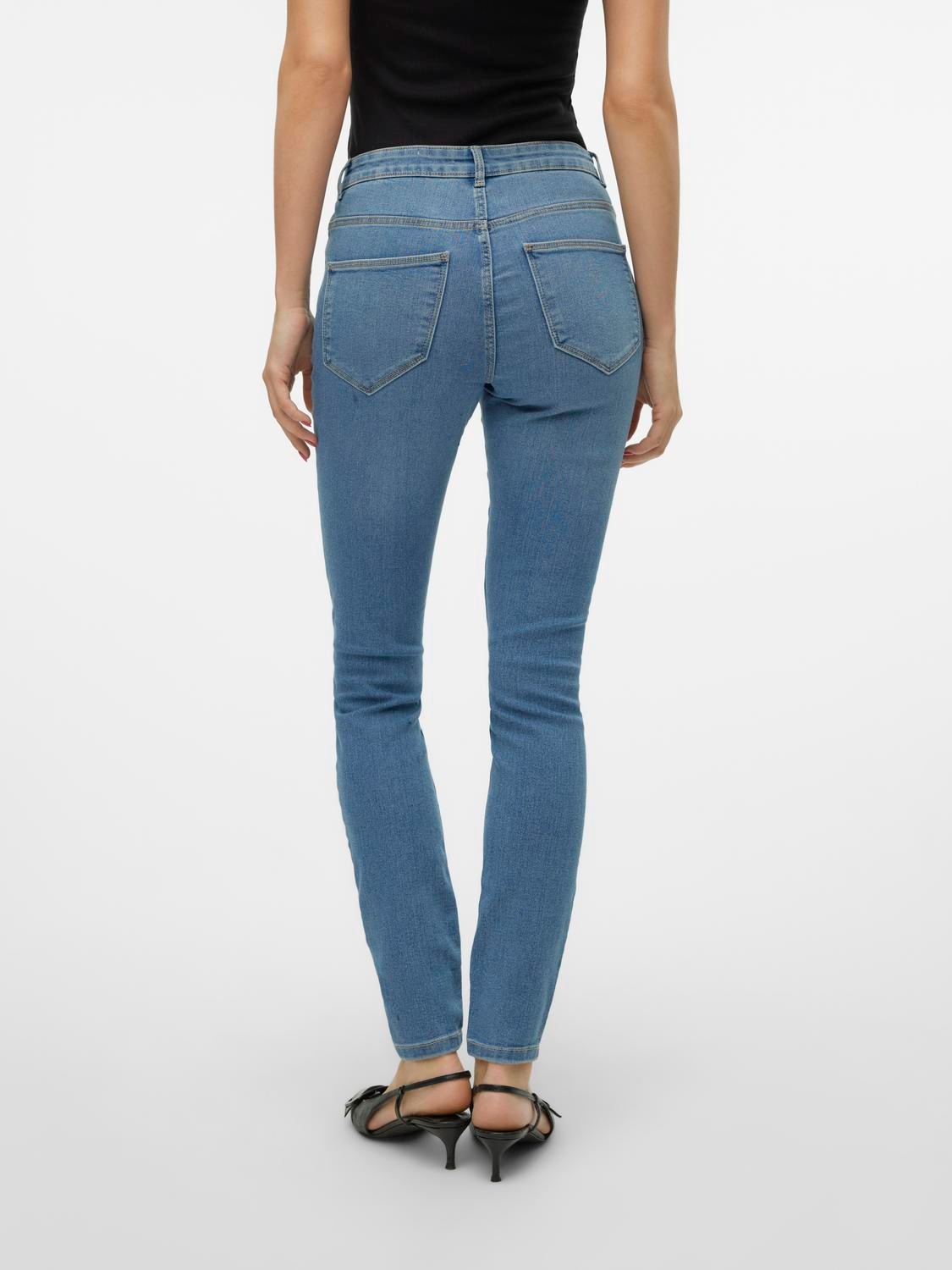 Vero Moda Skinny-fit-Jeans »VMELLY MR SKINNY JEANS BLUE NOOS«