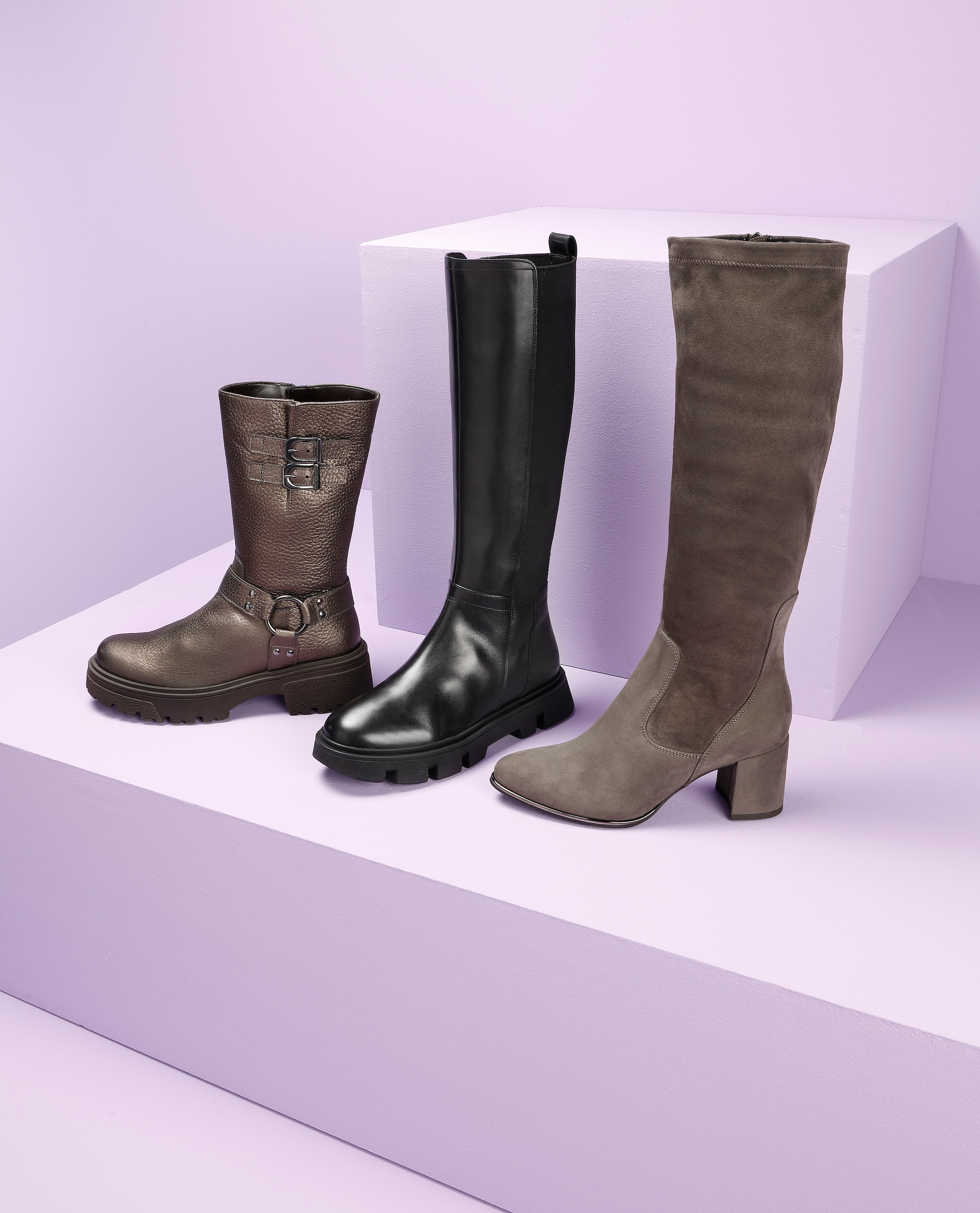 Geox Stiefel »D VILDE D«, Chunky Boot, Plateau Stiefel mit Plateausohle