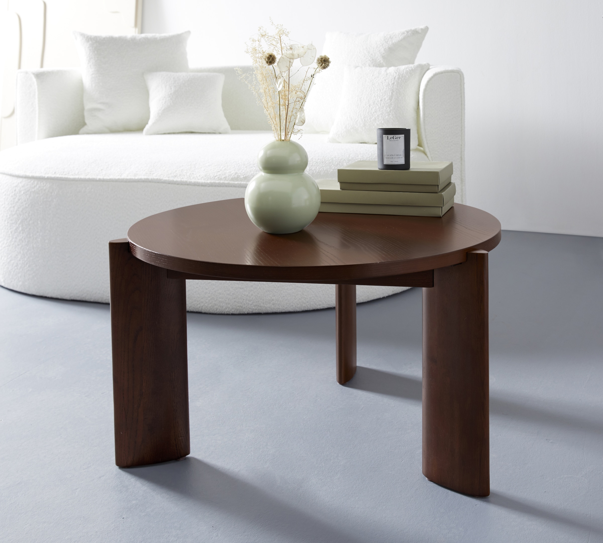 LeGer Home by Lena Gercke Couchtisch "Gelsa" Vielseitig einsetzbar, gefertigt aus edlem Eschenholz, Breite 85 cm