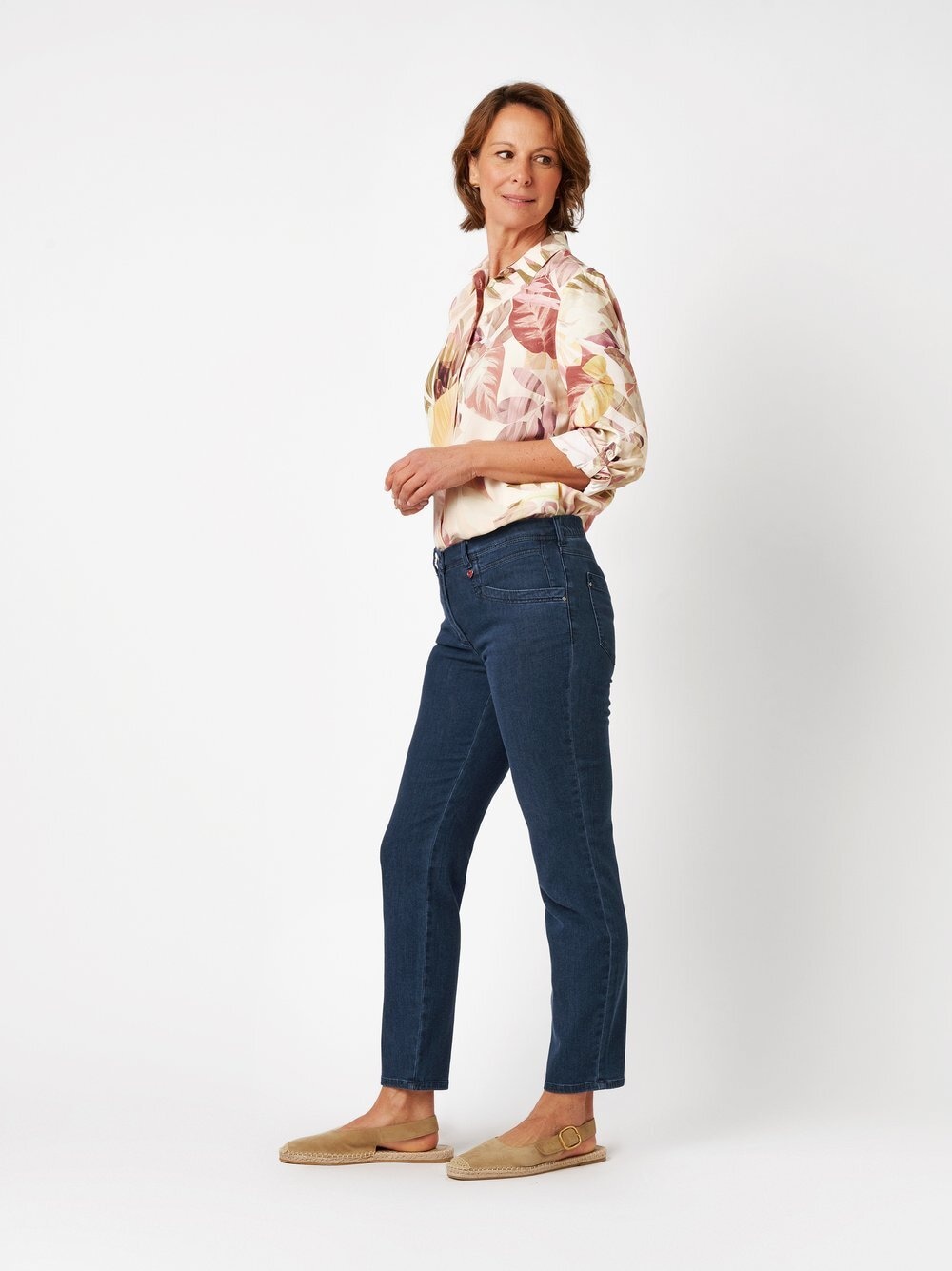 Relaxed Slim-fit-Jeans »Meine beste Freundin 7/8« mit designstarken Tashen