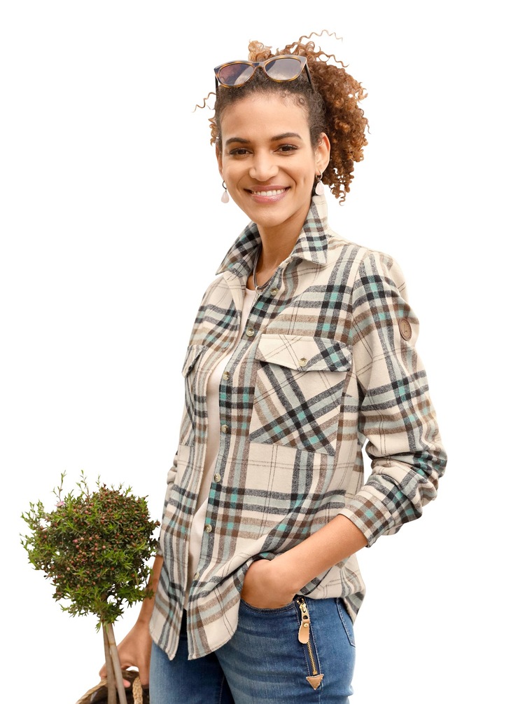 Flanellbluse